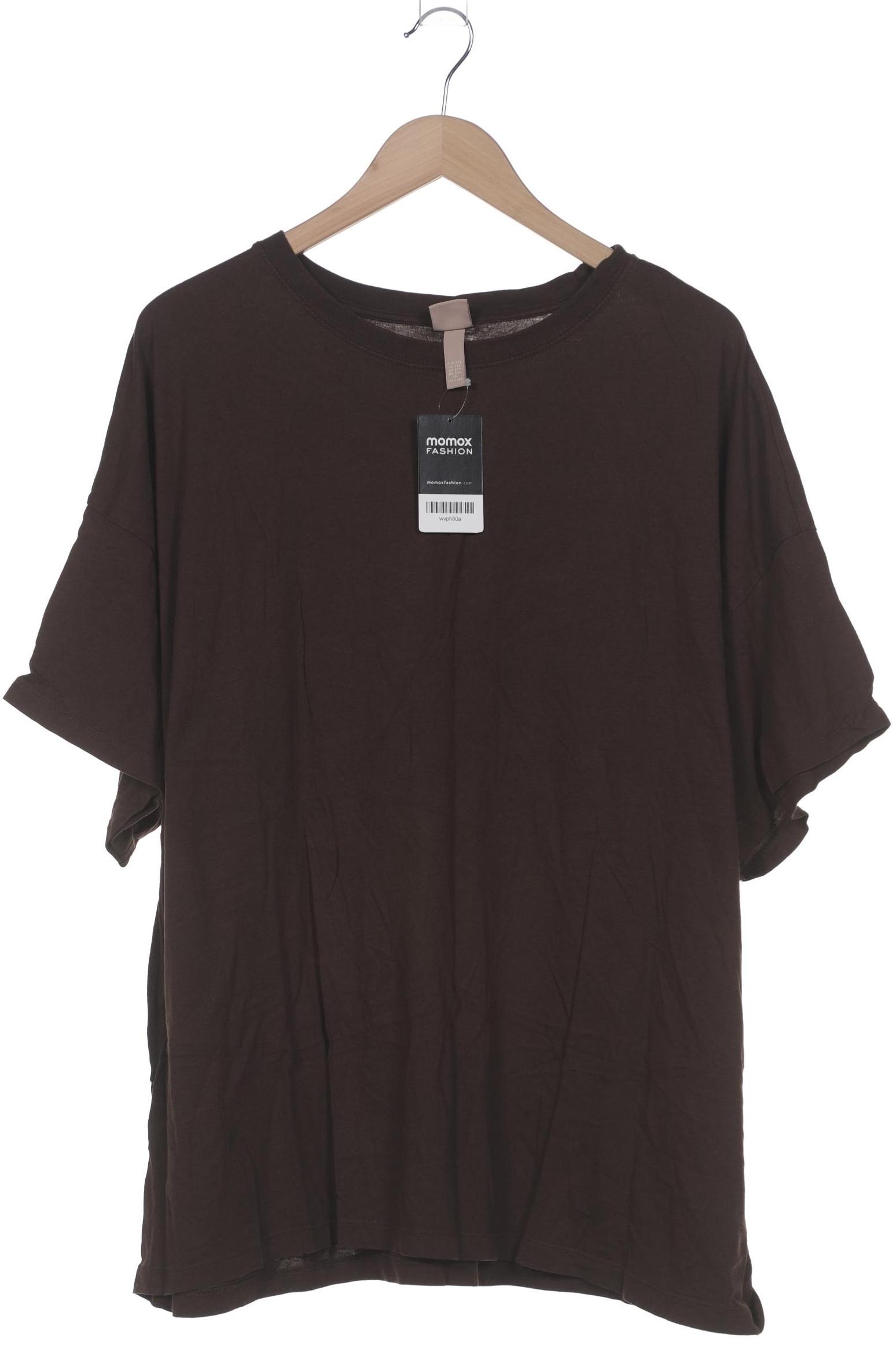 

H&M Damen T-Shirt, braun, Gr. 46