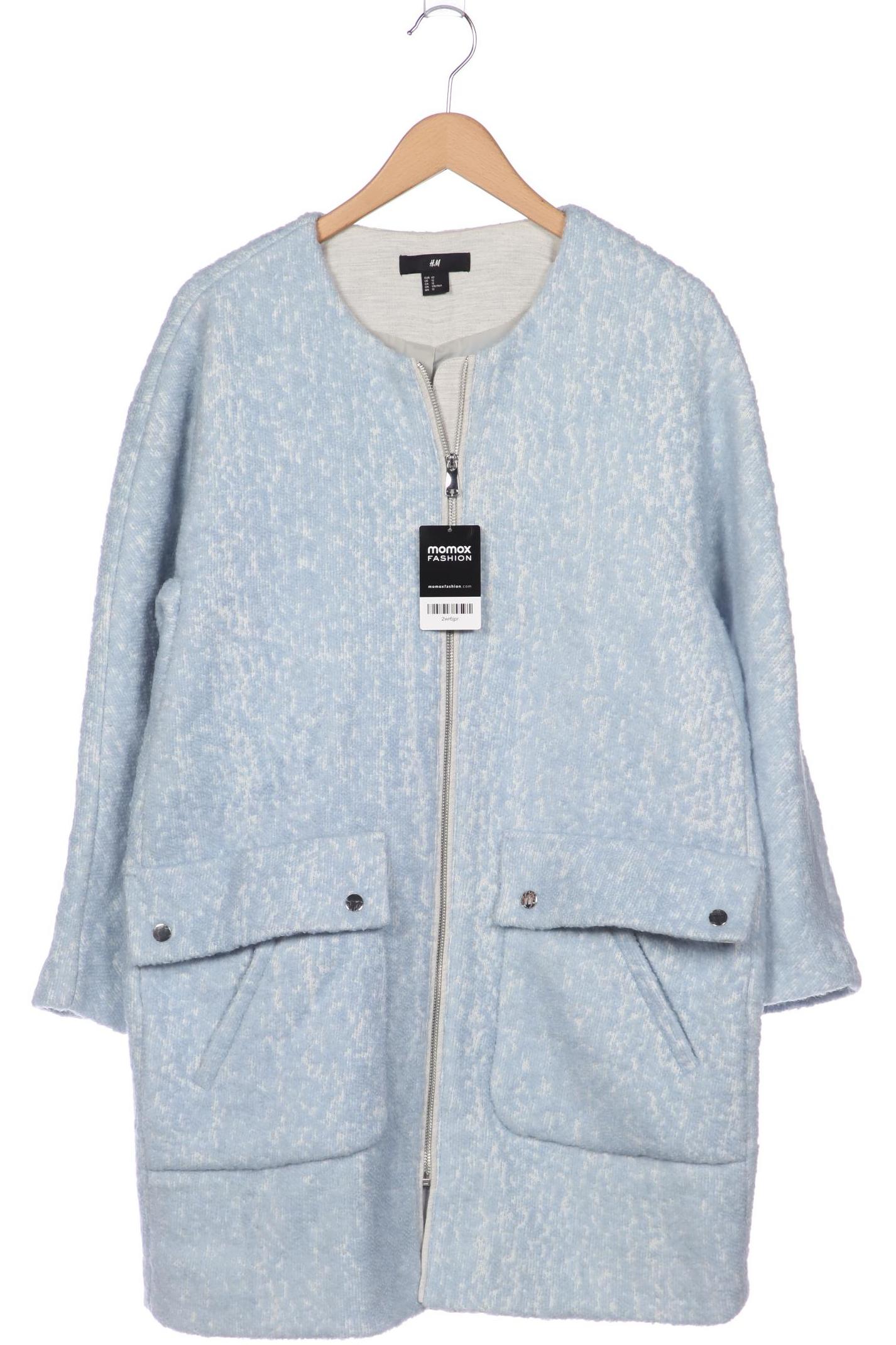 

H&M Damen Mantel, hellblau, Gr. 42