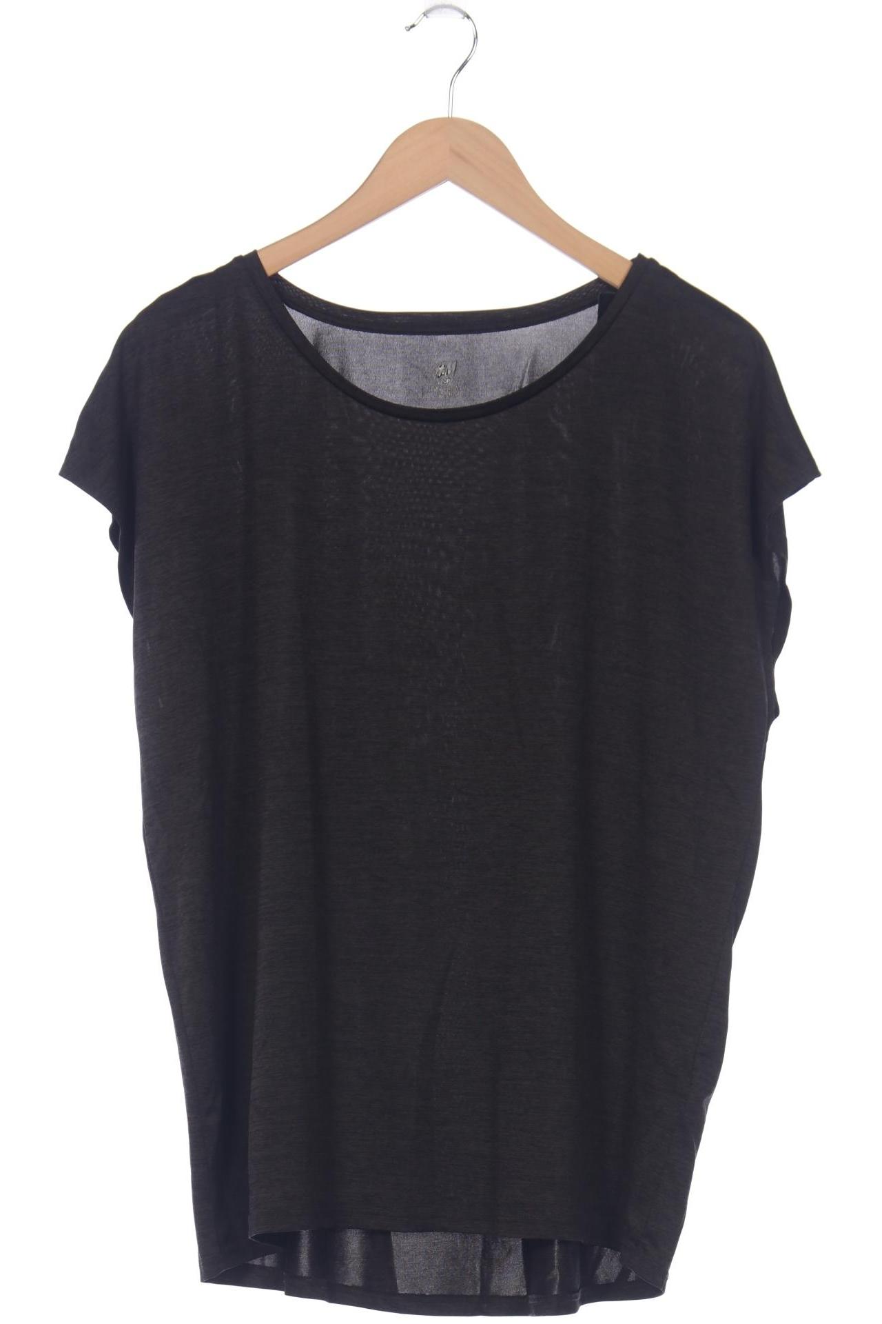 

H&M Damen T-Shirt, schwarz, Gr. 44