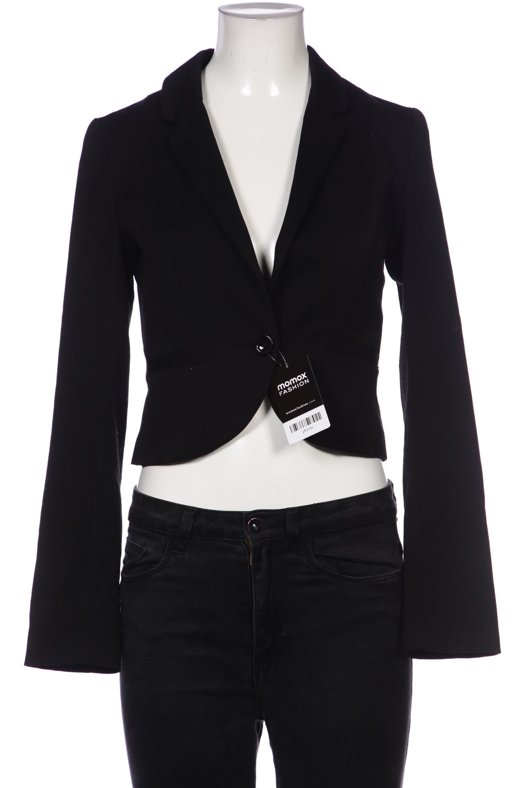

H&M Damen Blazer, schwarz, Gr. 4