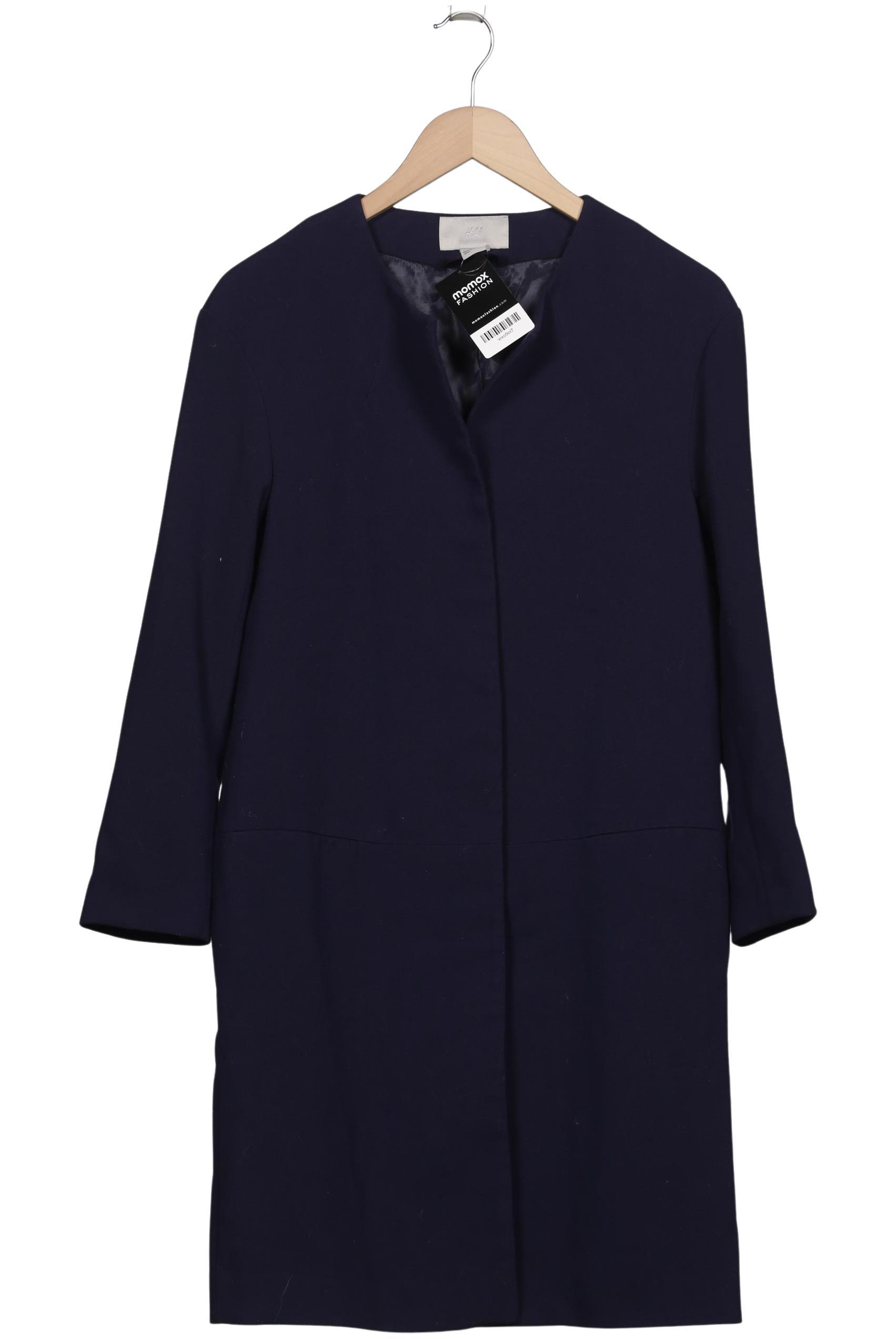 

H&M Damen Mantel, marineblau, Gr. 36