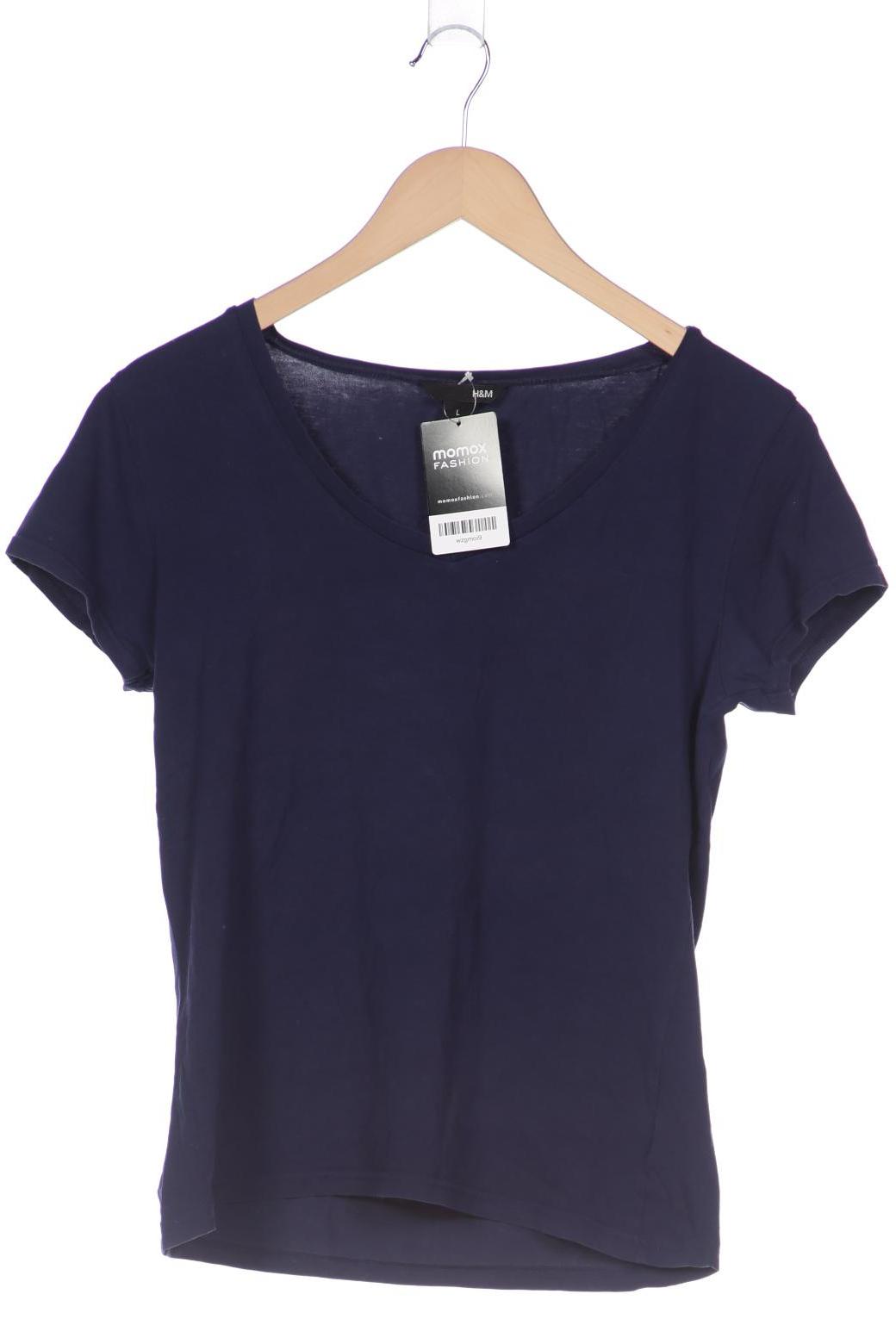 

H&M Damen T-Shirt, marineblau