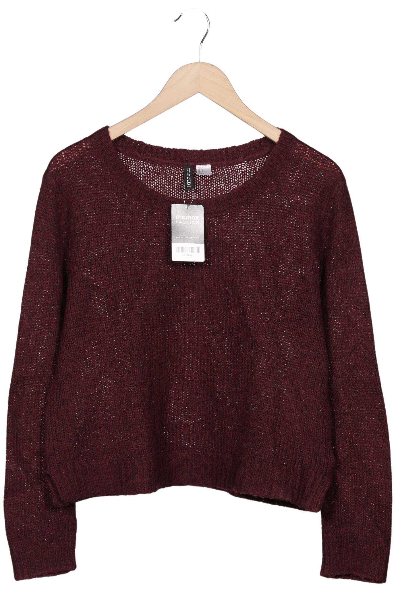 

H&M Damen Pullover, bordeaux, Gr. 38