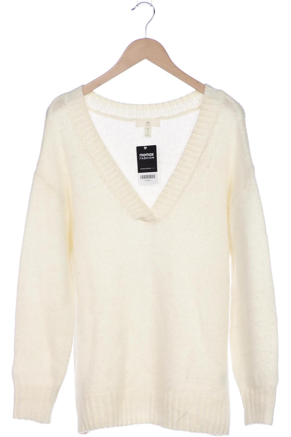 

H&M Damen Pullover, cremeweiß, Gr. 34