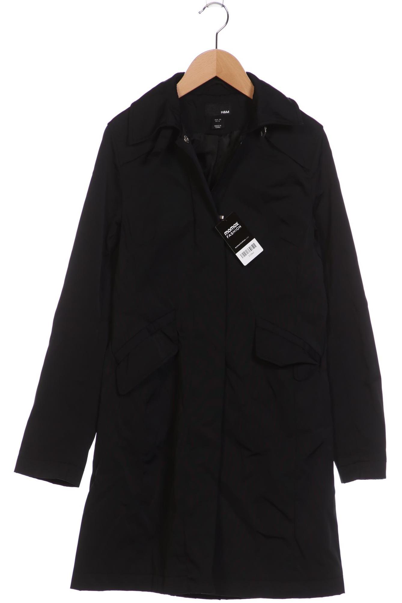 

H&M Damen Mantel, schwarz, Gr. 36