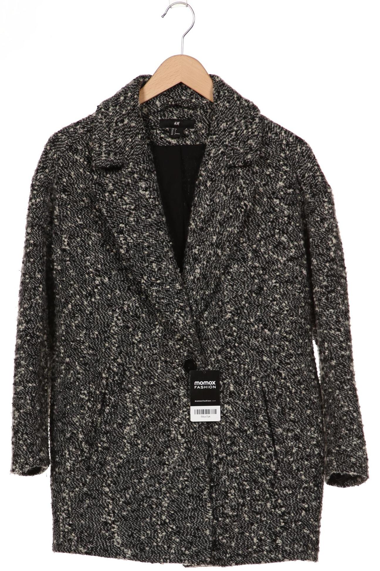 

H&M Damen Mantel, grau, Gr. 34