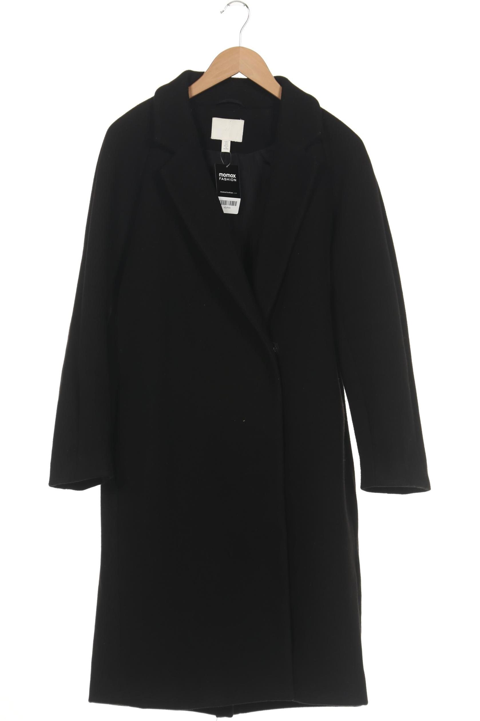 

H&M Damen Mantel, schwarz, Gr. 36