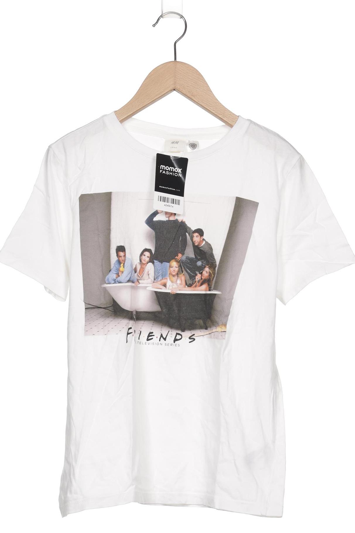 

H&M Damen T-Shirt, weiß, Gr. 36
