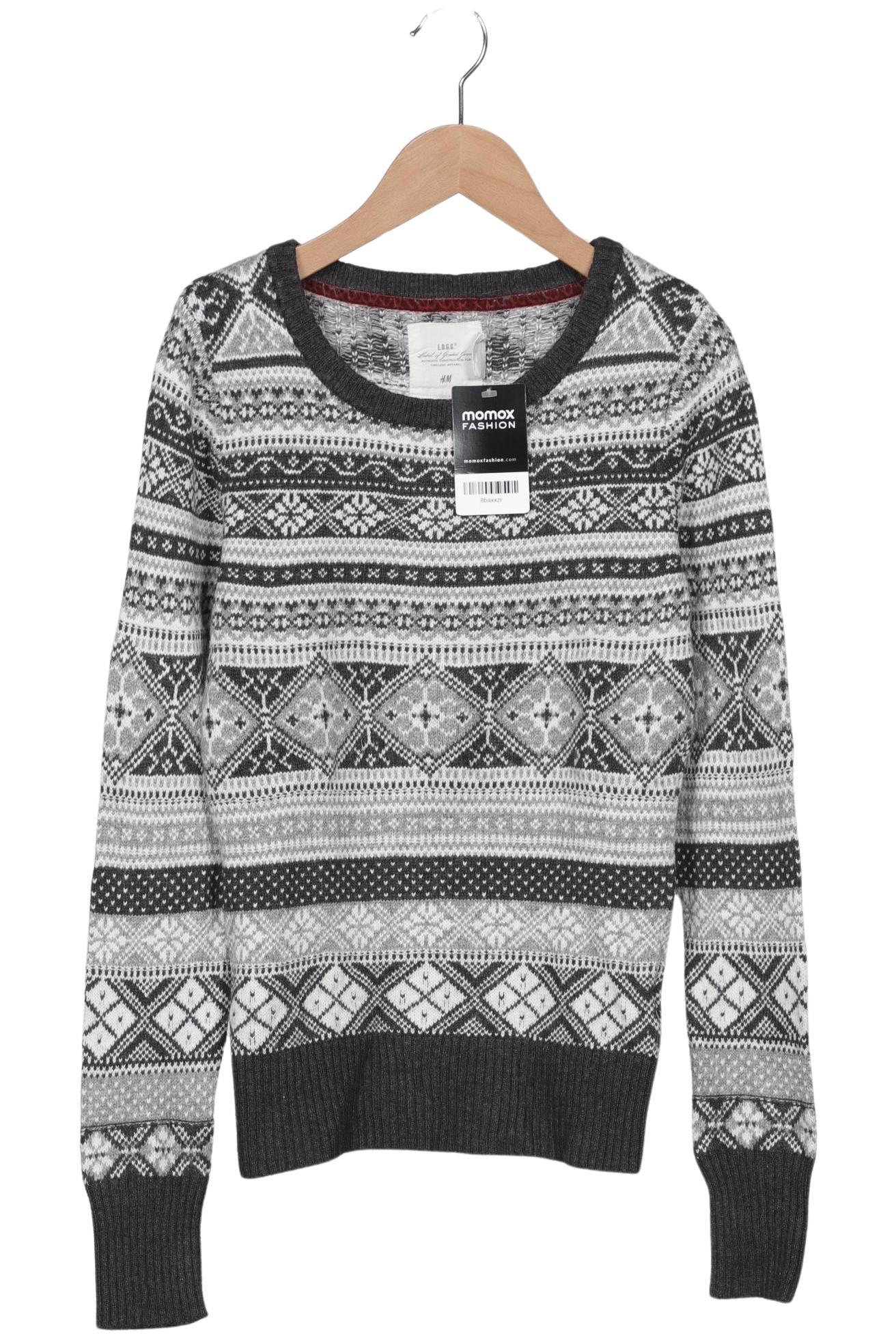 

H&M Damen Pullover, grau, Gr. 36