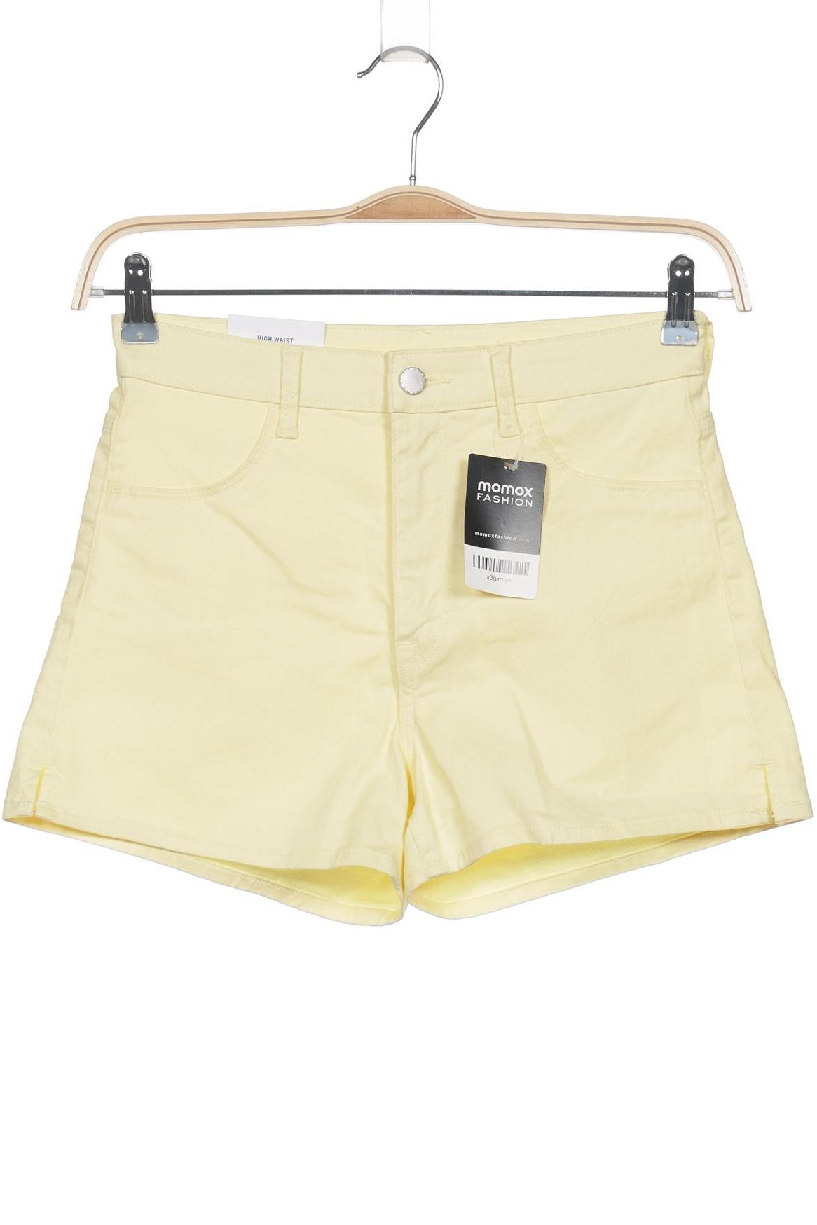 

H&M Damen Shorts, gelb, Gr. 38