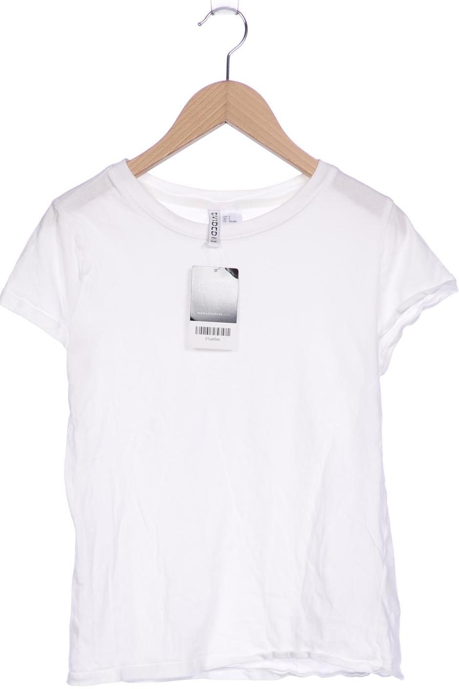 

H&M Damen T-Shirt, weiß, Gr. 36