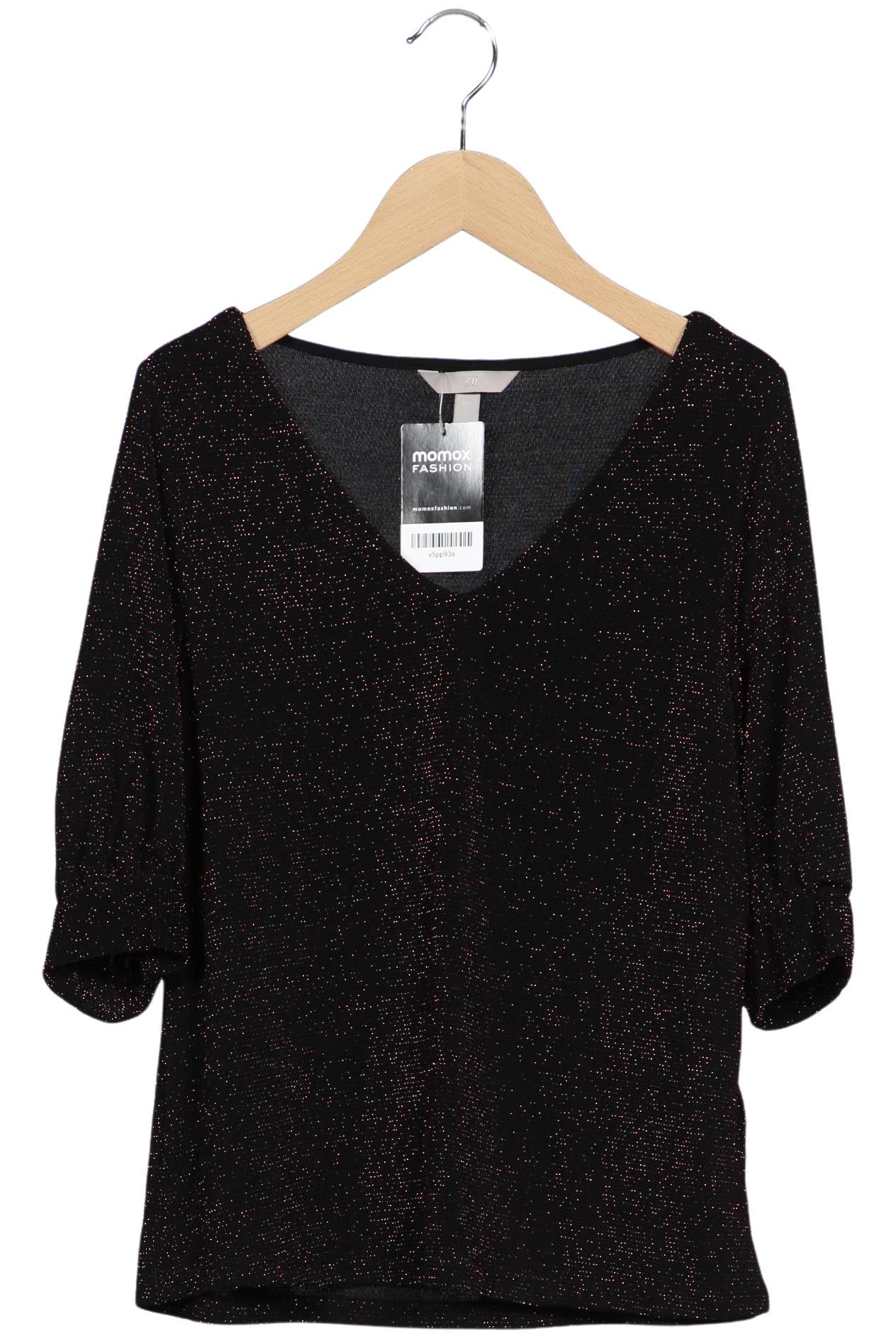 

H&M Damen T-Shirt, schwarz, Gr. 36