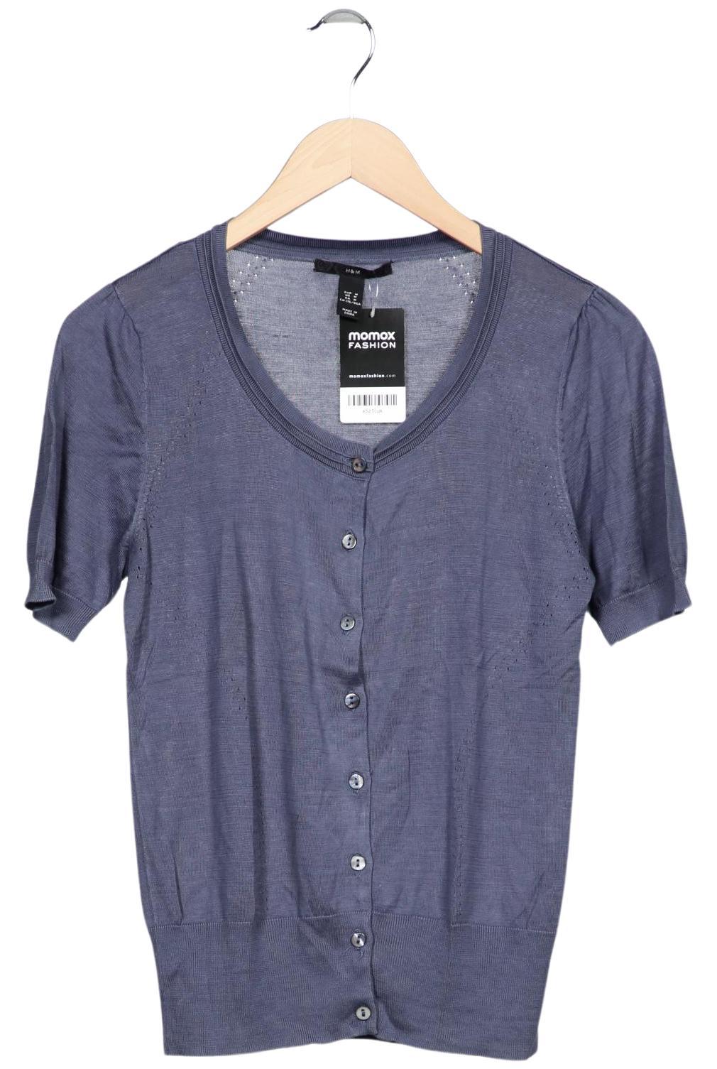 

H&M Damen Strickjacke, blau, Gr. 38