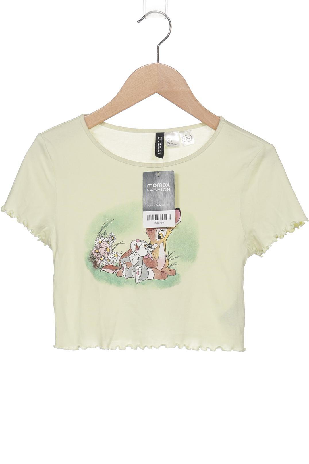 

H&M Damen T-Shirt, cremeweiß, Gr. 36