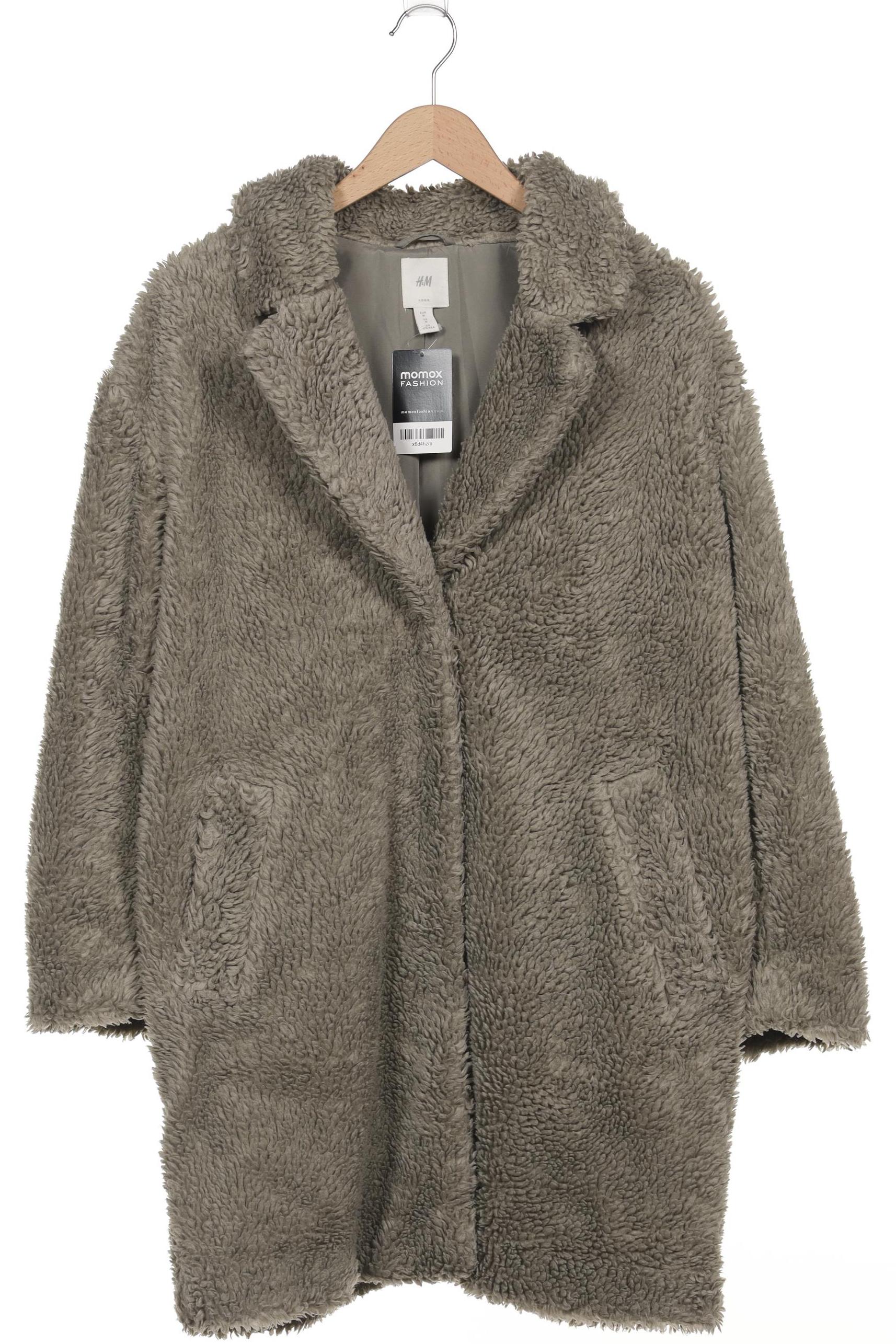 

H&M Damen Mantel, grün, Gr. 38