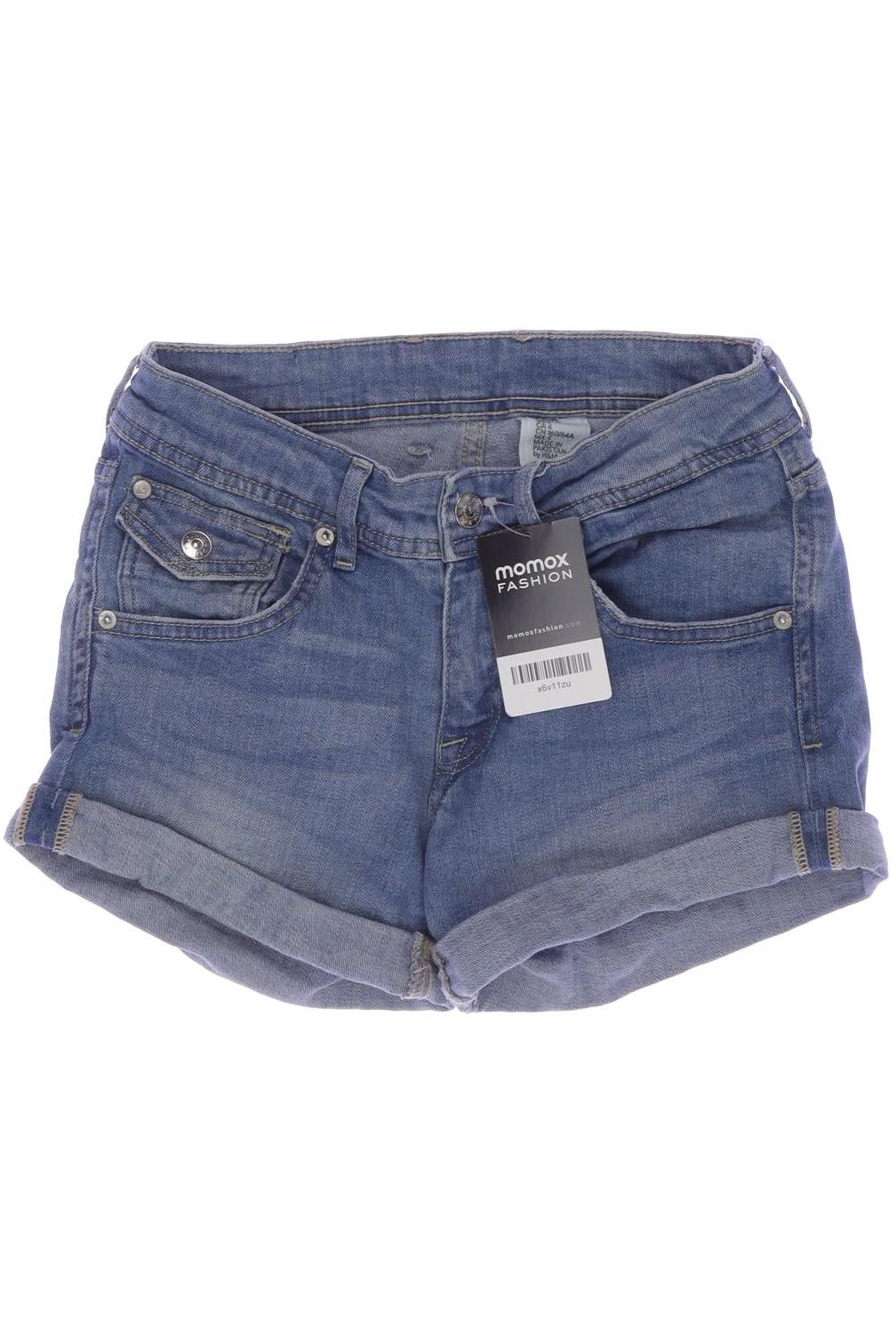 

H&M Damen Shorts, blau, Gr. 34
