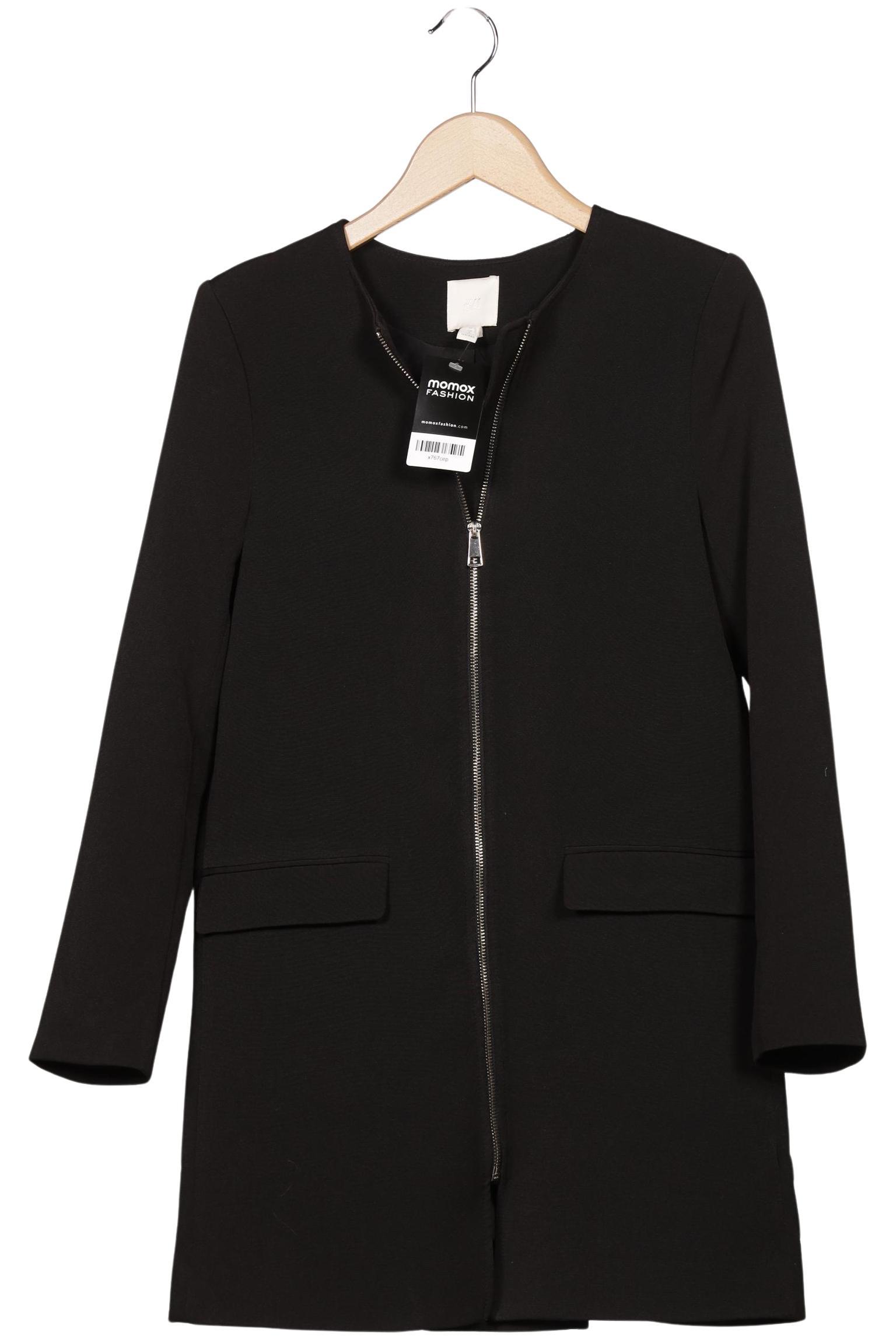 

H&M Damen Mantel, schwarz, Gr. 36