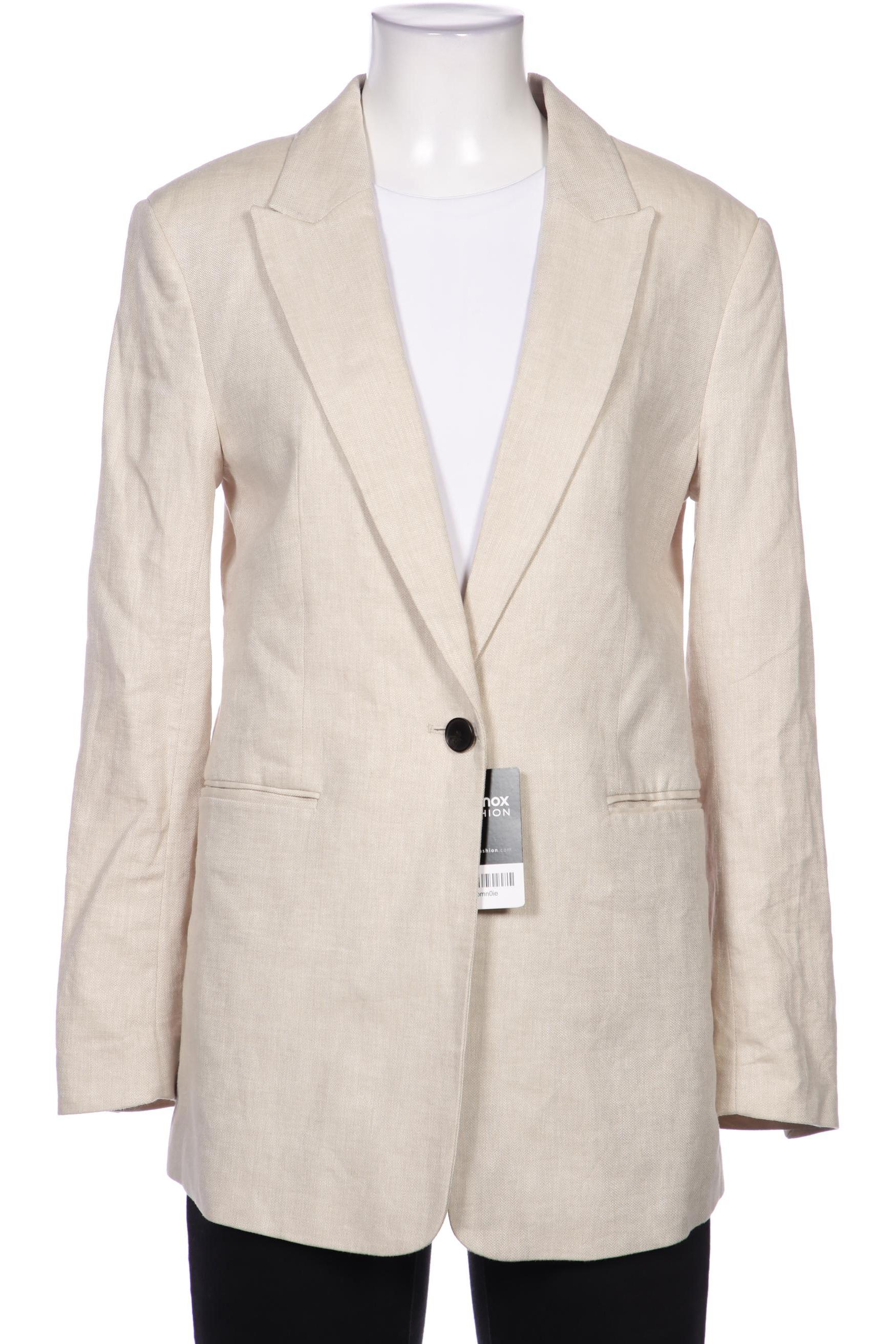 

H&M Damen Blazer, cremeweiß, Gr. 34