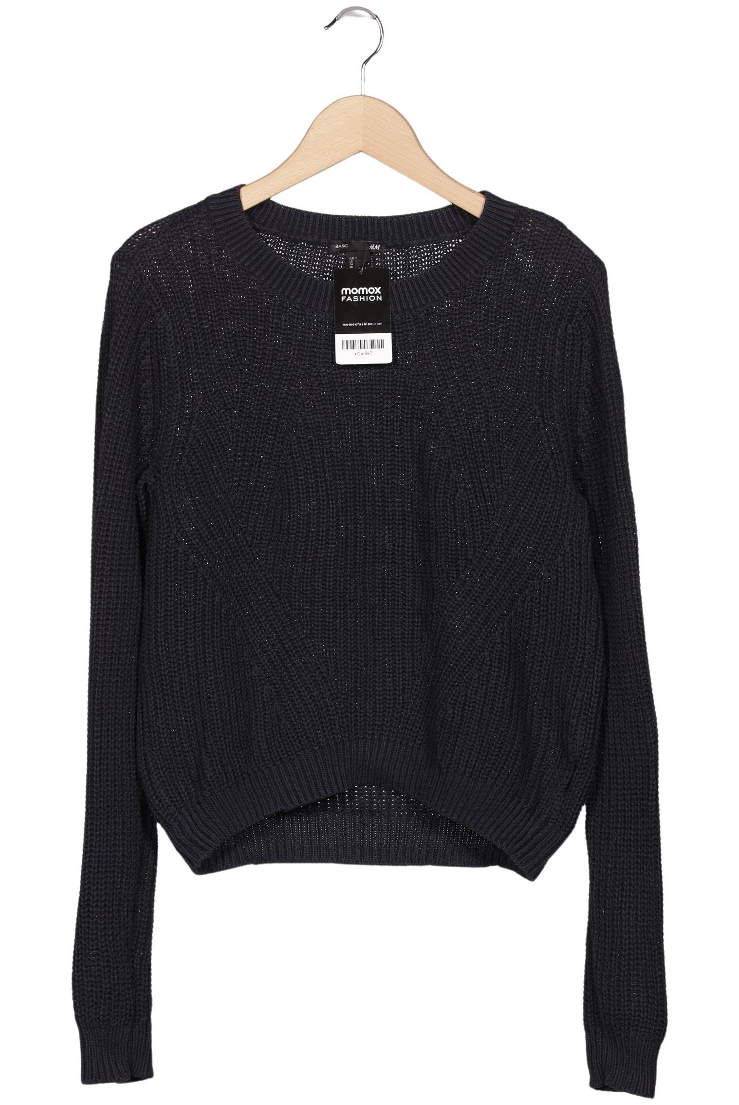 

H&M Damen Pullover, marineblau, Gr. 36
