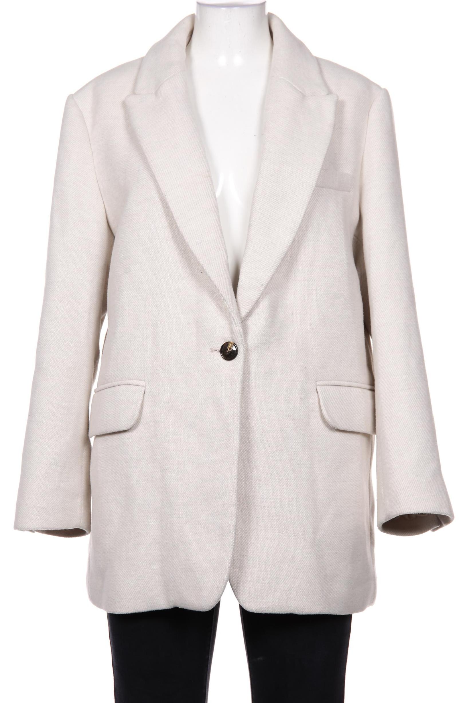 

H&M Damen Mantel, cremeweiß, Gr. 38