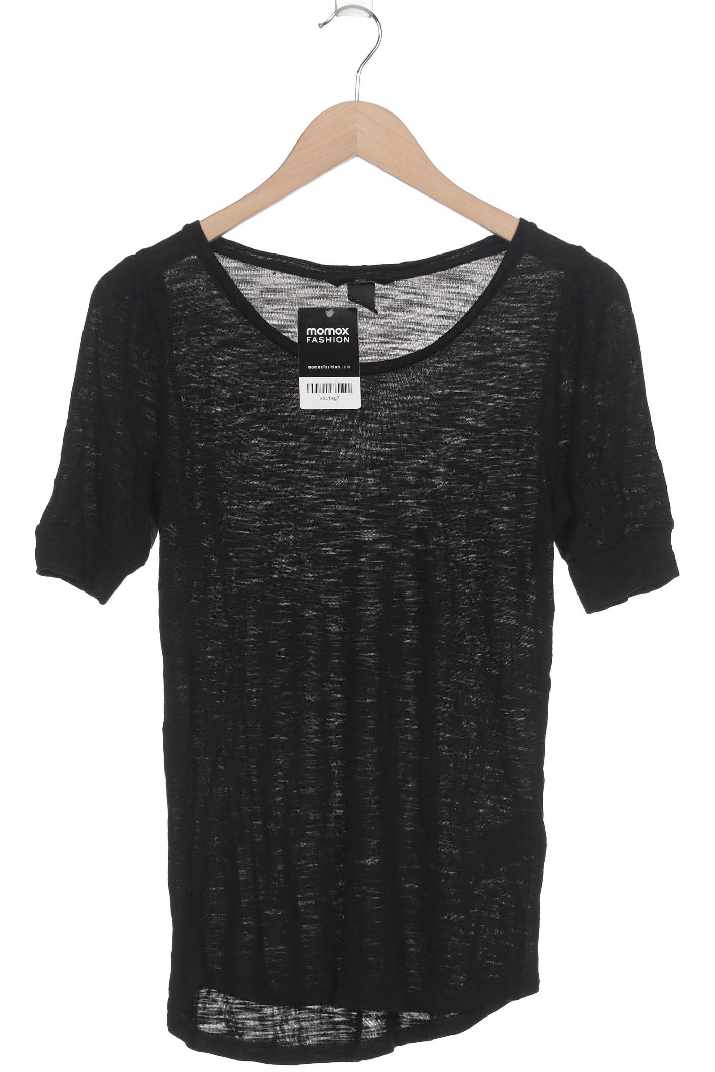 

H&M Damen T-Shirt, schwarz, Gr. 36