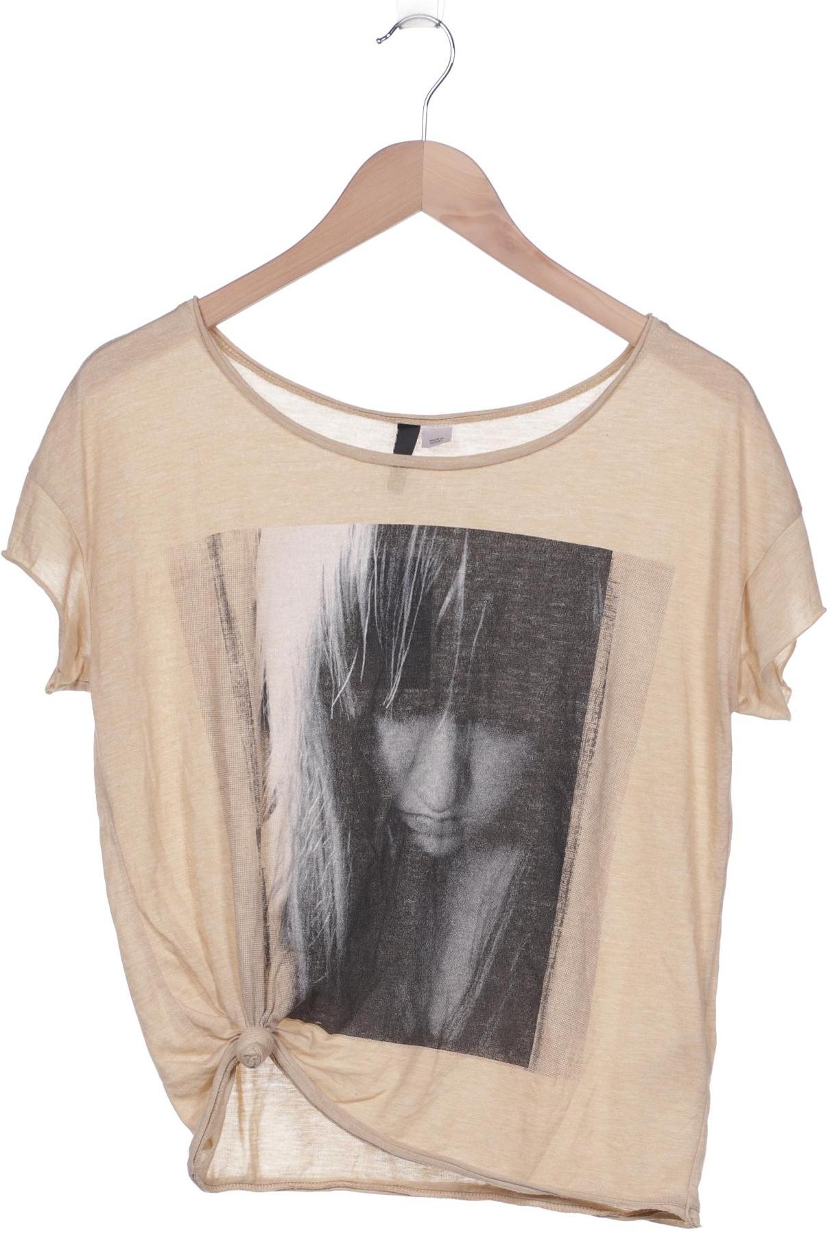 

H&M Damen T-Shirt, beige