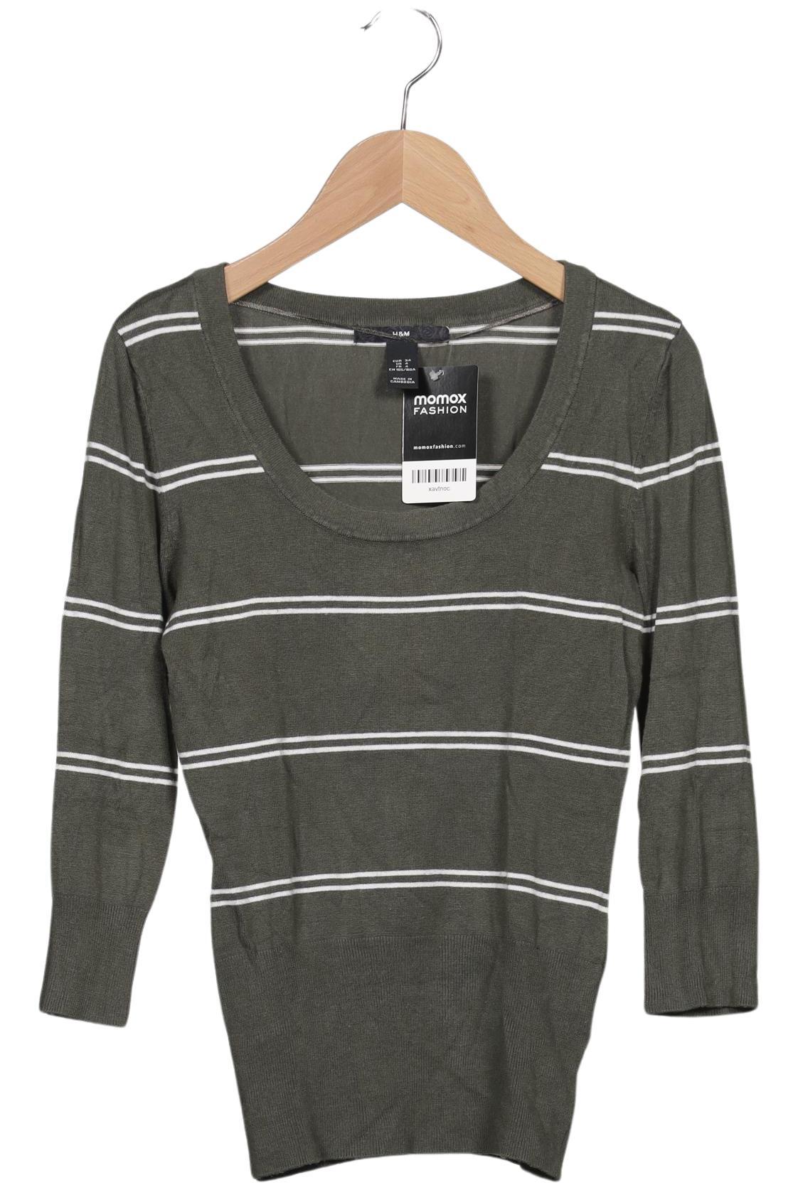 

H&M Damen Pullover, grün, Gr. 34