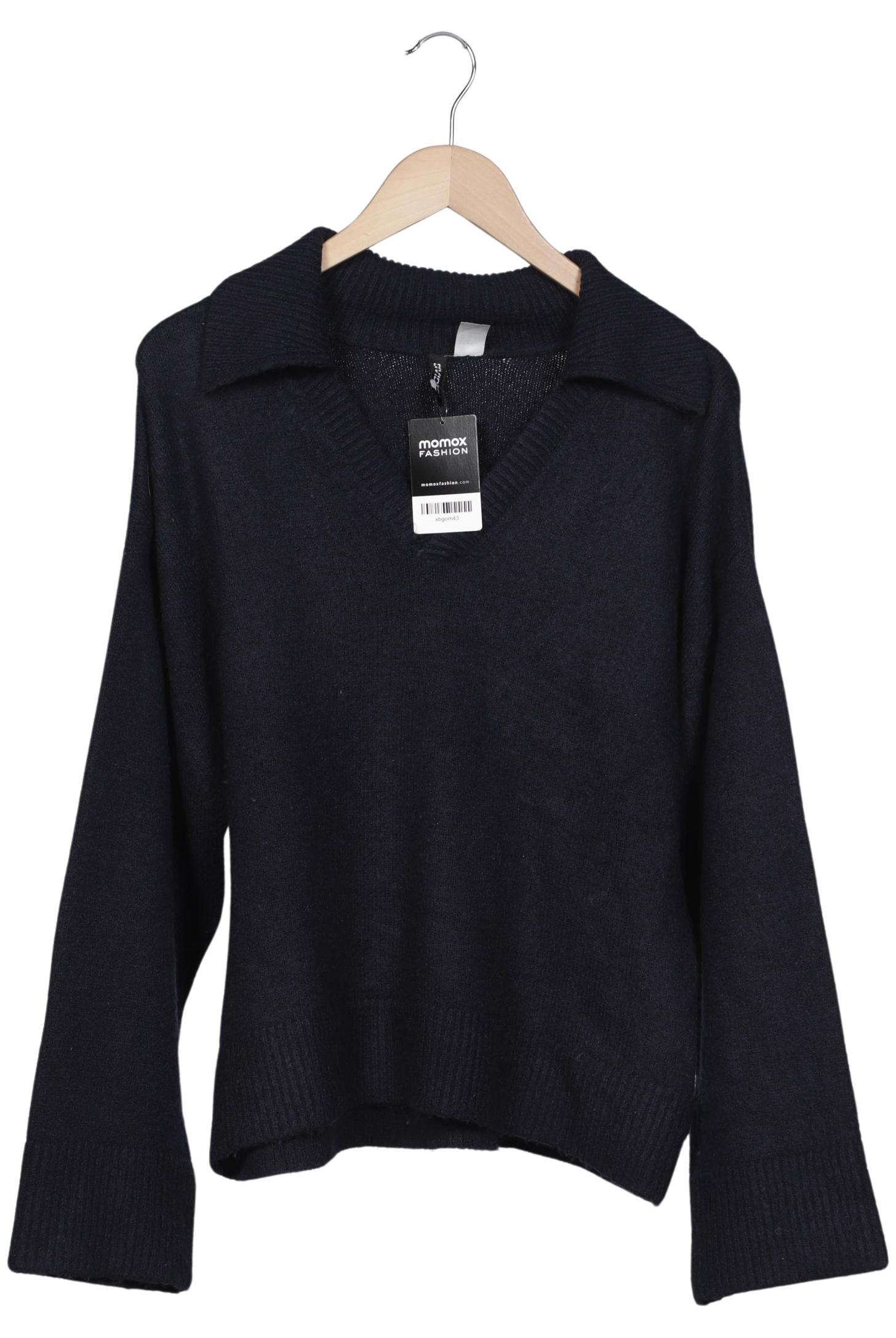 

H&M Damen Pullover, marineblau, Gr. 38