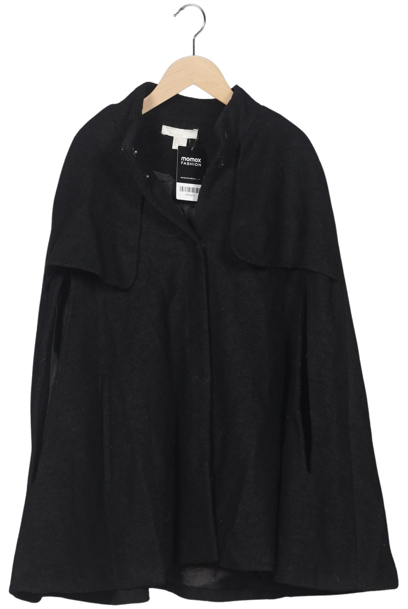 

H&M Damen Mantel, schwarz, Gr. 36