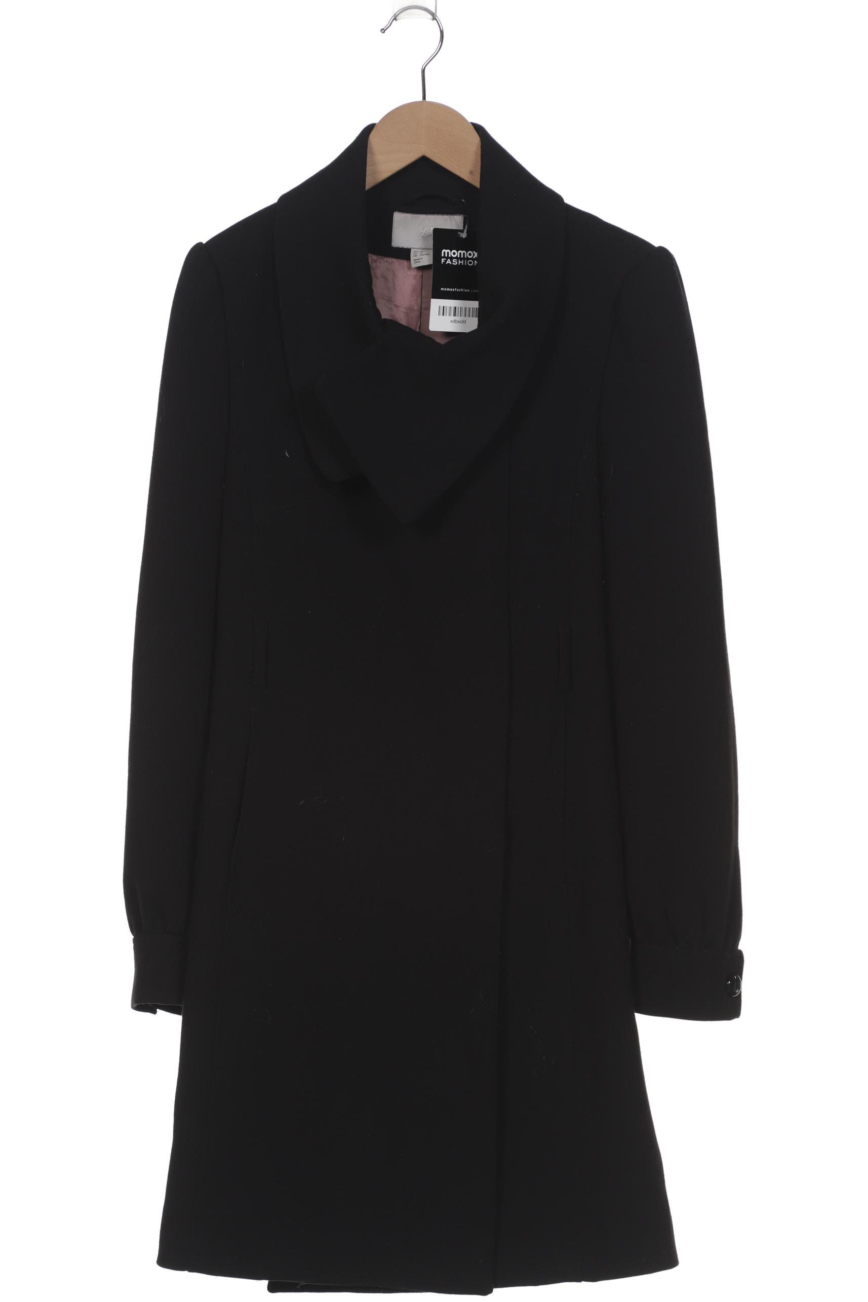 

H&M Damen Mantel, schwarz, Gr. 40