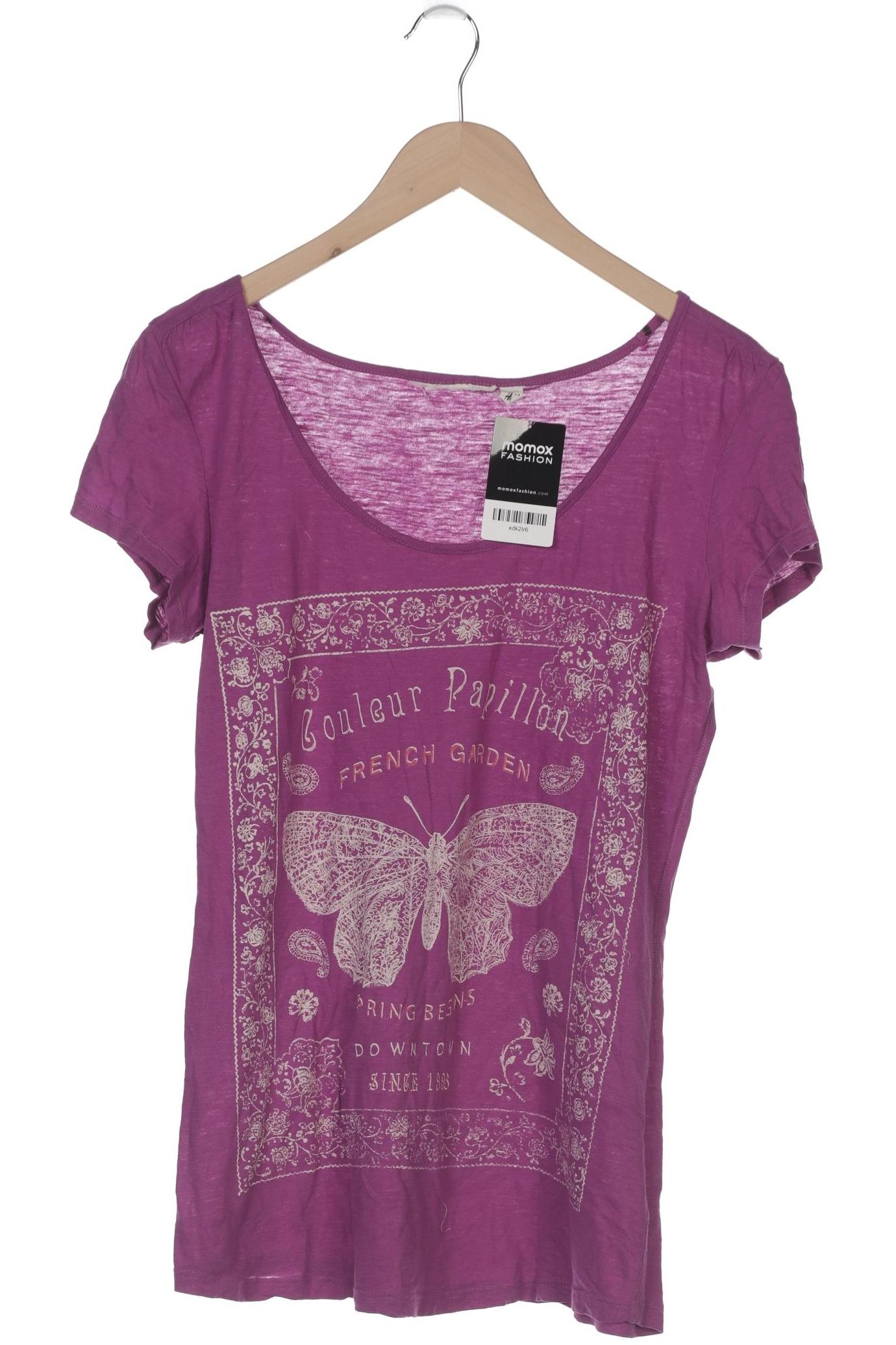 

H&M Damen T-Shirt, flieder, Gr. 38