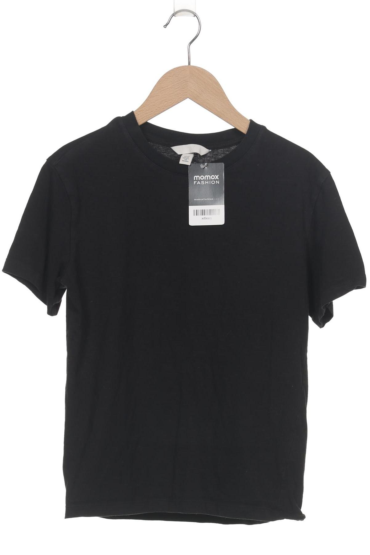 

H&M Damen T-Shirt, schwarz, Gr. 34