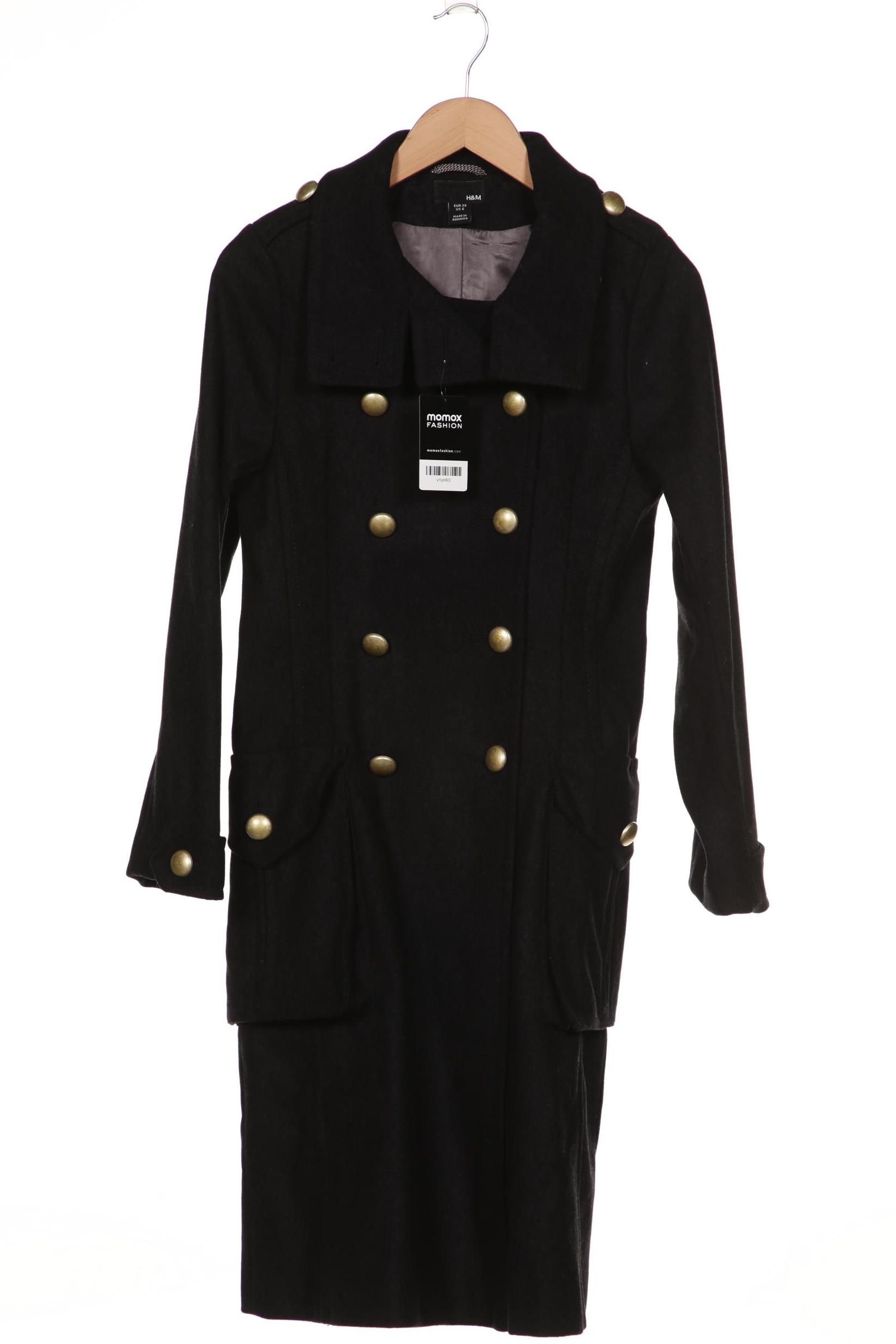 

H&M Damen Mantel, grau, Gr. 36