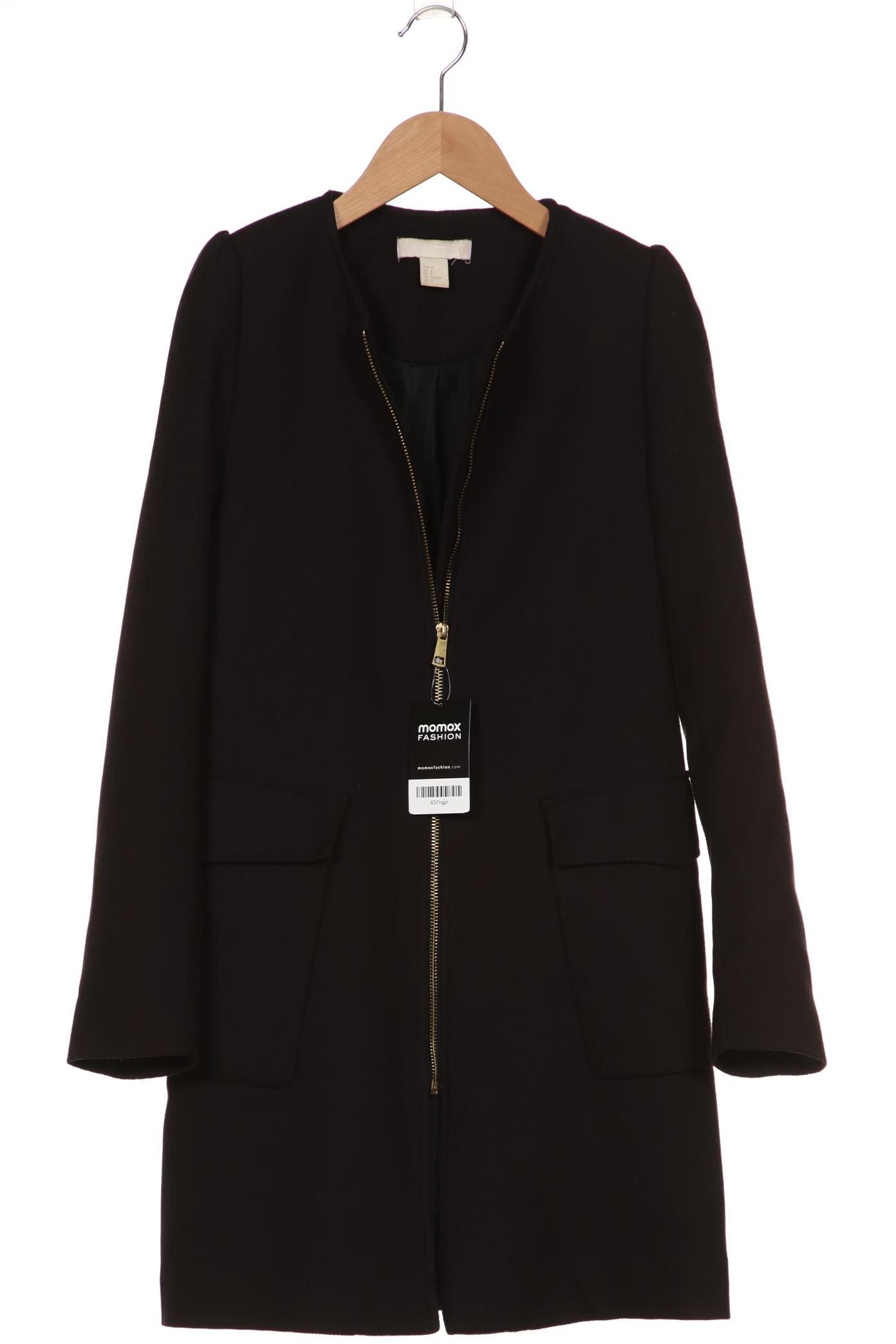 

H&M Damen Mantel, schwarz, Gr. 36