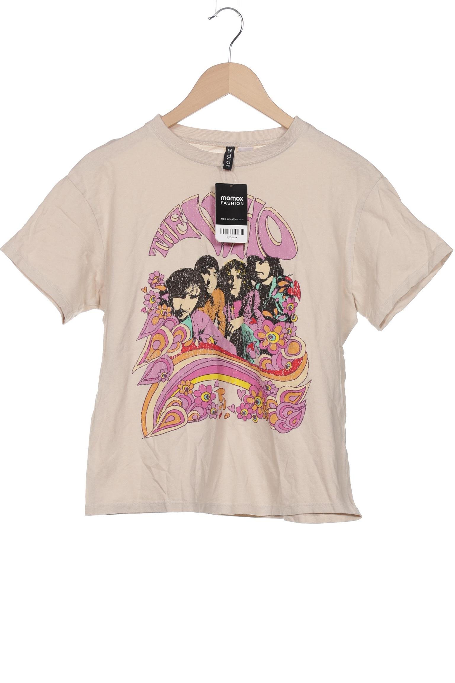 

H&M Damen T-Shirt, beige, Gr. 34