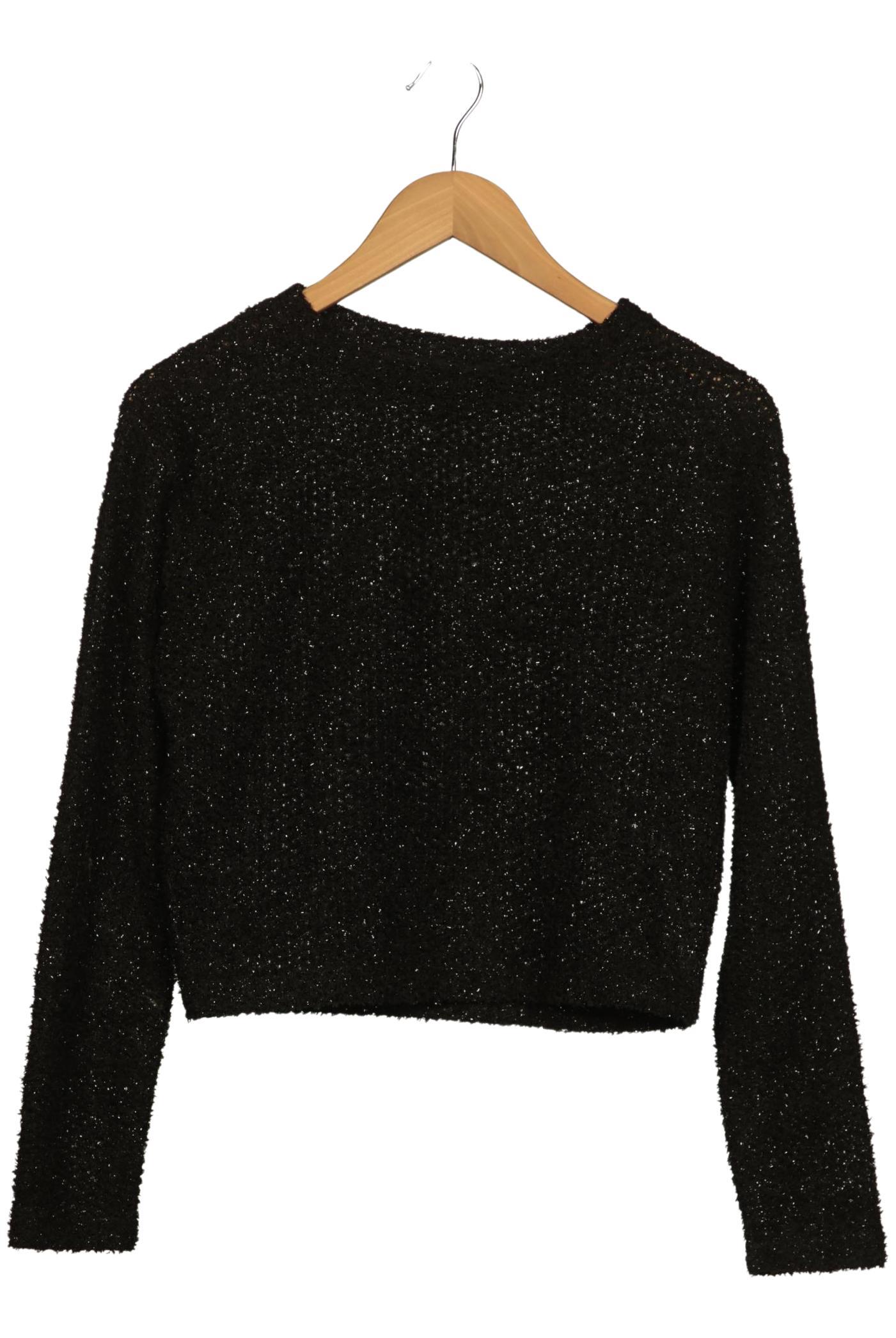 

H&M Damen Pullover, schwarz, Gr. 34