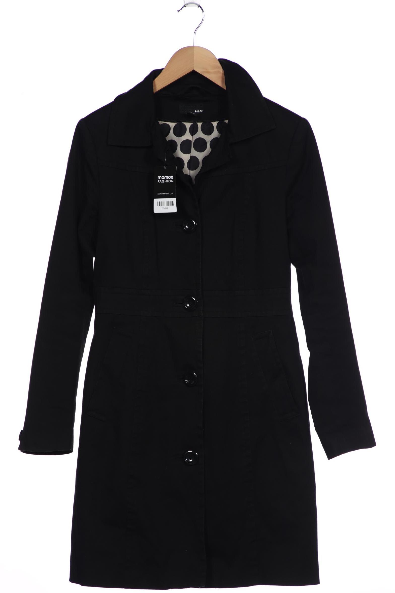 

H&M Damen Mantel, schwarz