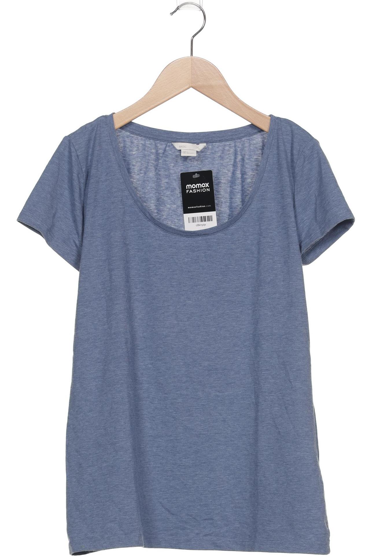 

H&M Damen T-Shirt, blau, Gr. 42
