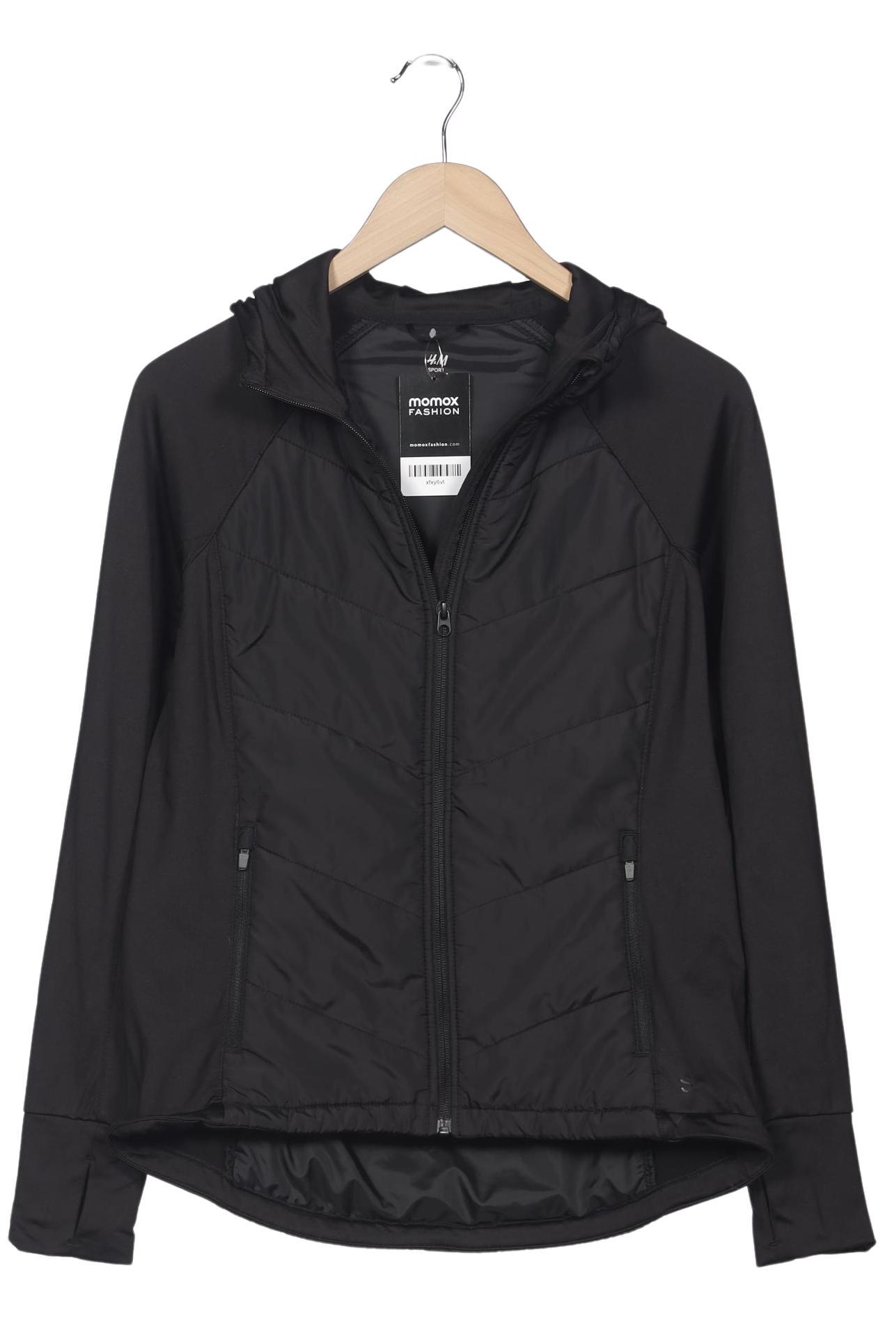 

H&M Damen Jacke, schwarz, Gr. 38