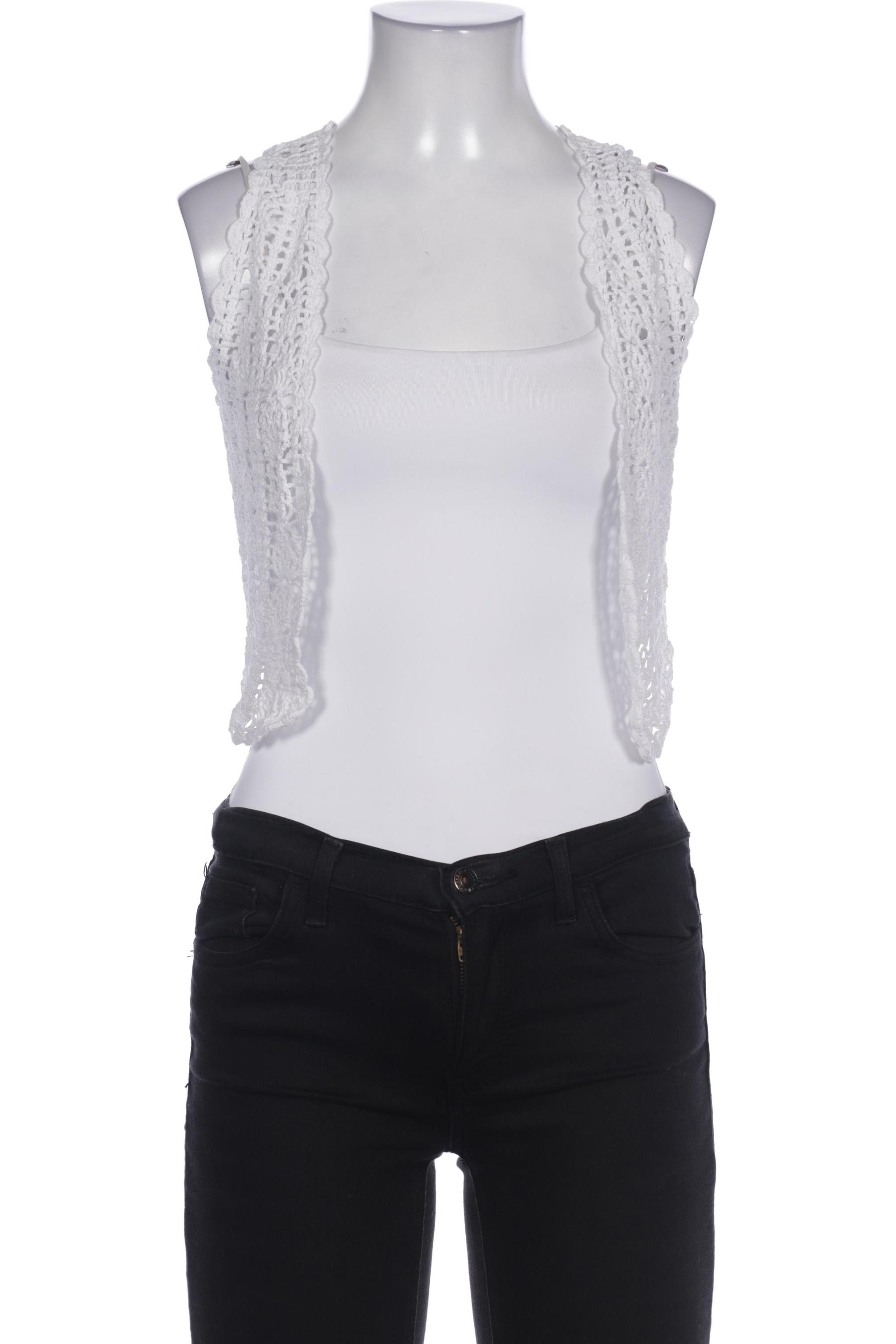 

H&M Damen Strickjacke, weiß, Gr. 34