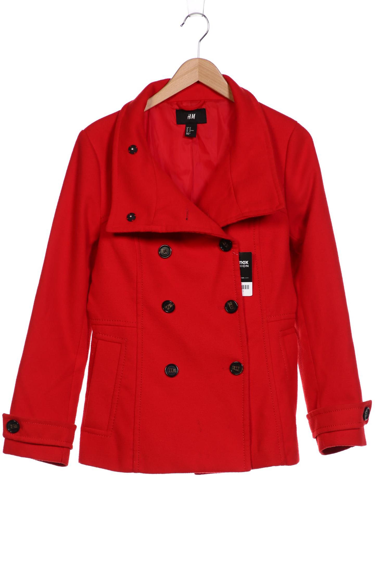 

H&M Damen Jacke, rot, Gr. 42