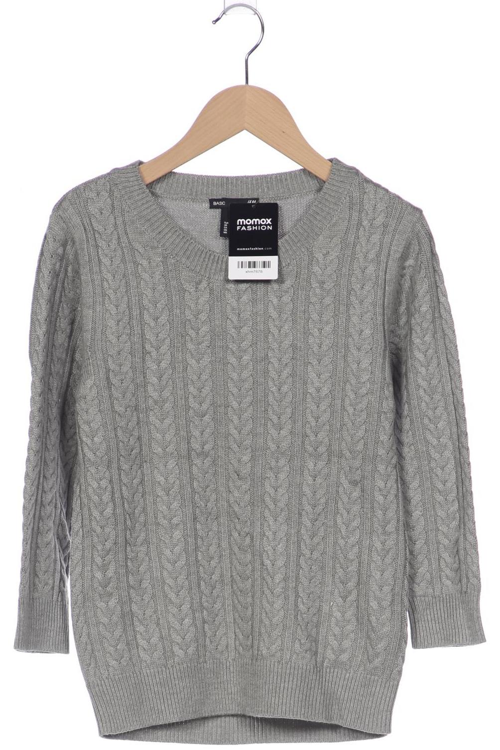 

H&M Damen Pullover, grau, Gr. 34