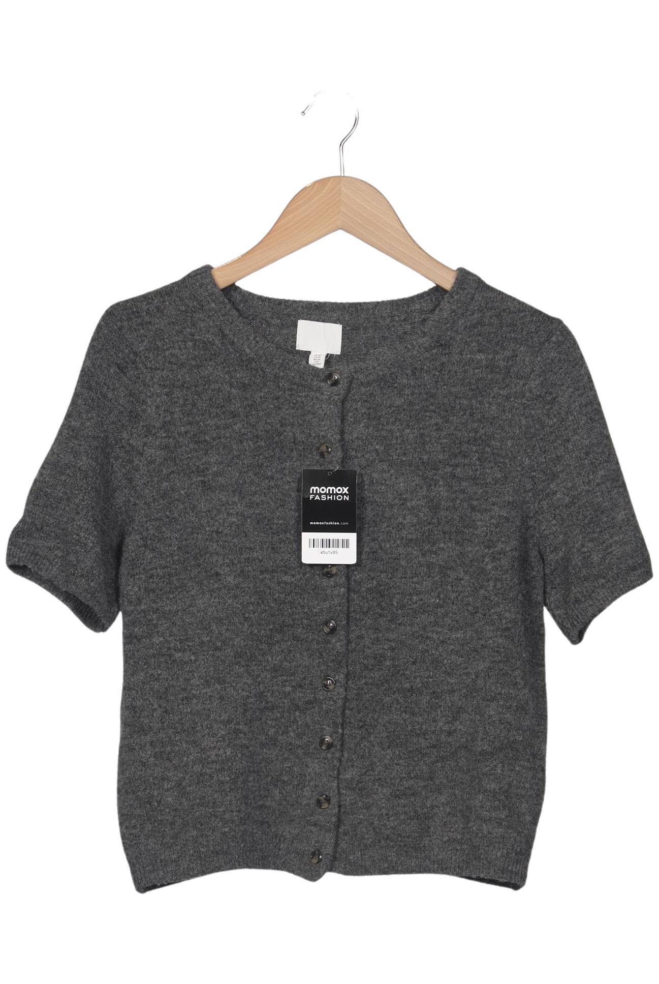 

H&M Damen Strickjacke, grau, Gr. 38