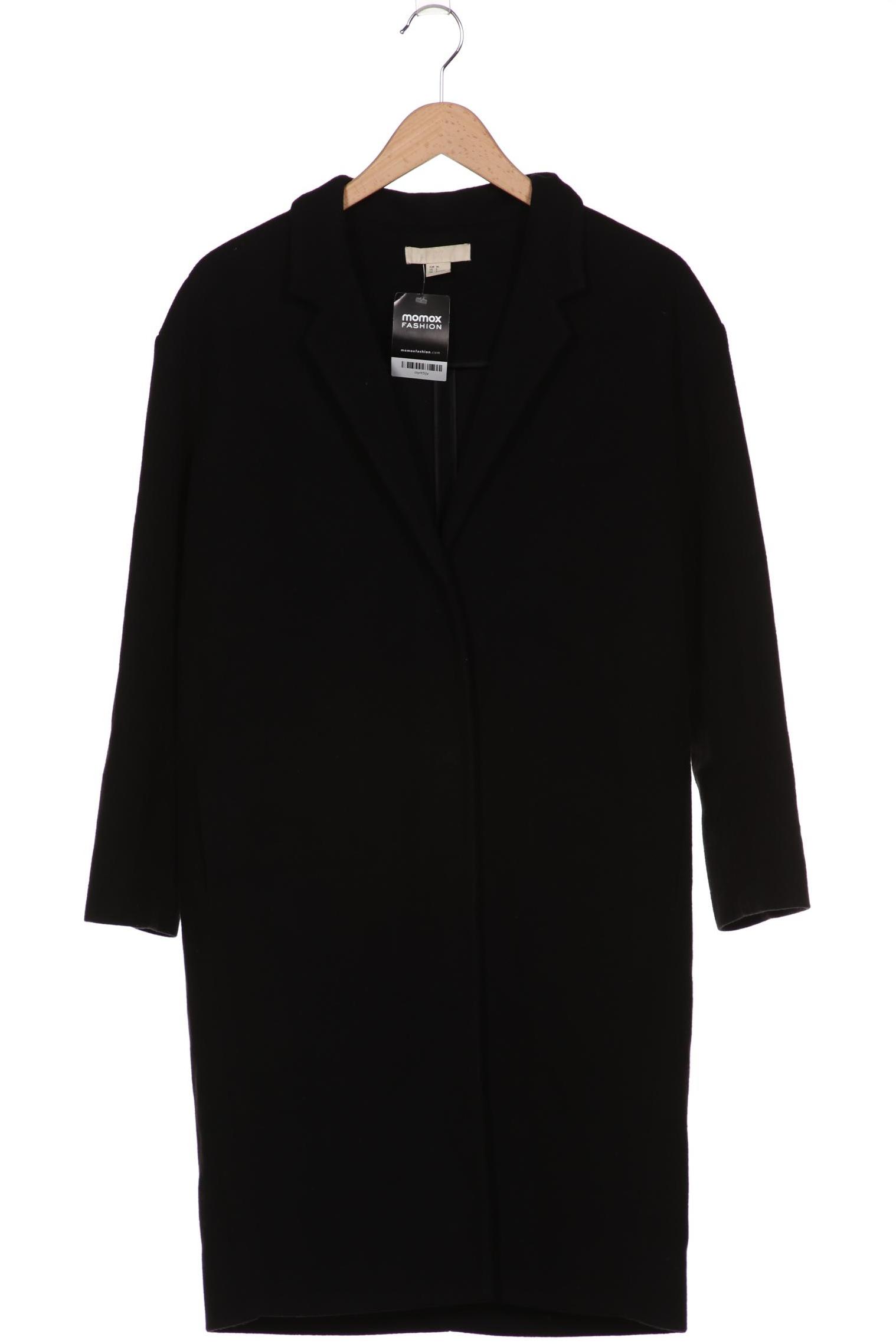 

H&M Damen Mantel, schwarz, Gr. 36