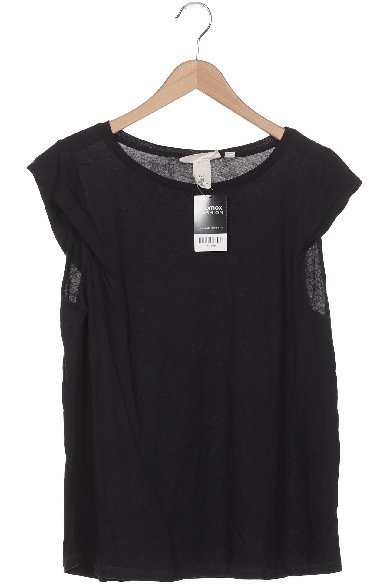 

H&M Damen T-Shirt, marineblau, Gr. 44