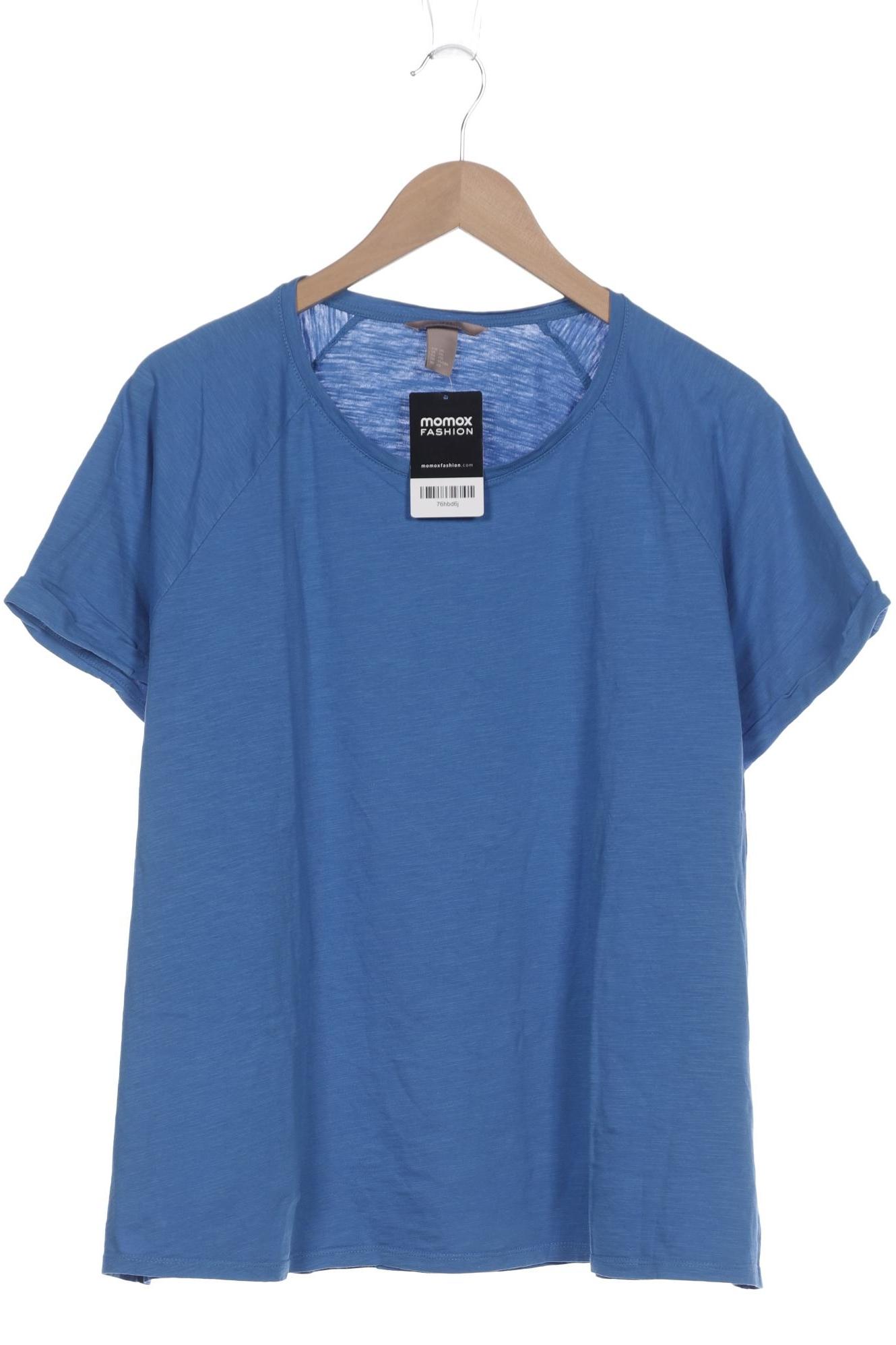 

H&M Damen T-Shirt, blau, Gr. 46