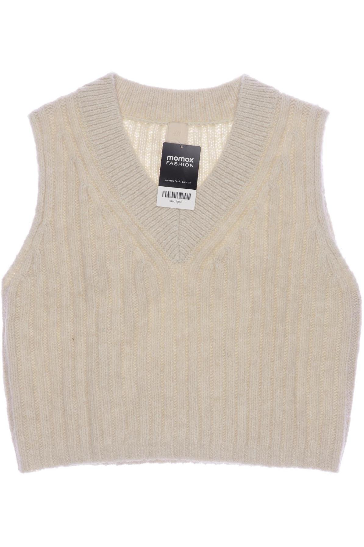 

H&M Damen Pullover, cremeweiß, Gr. 34