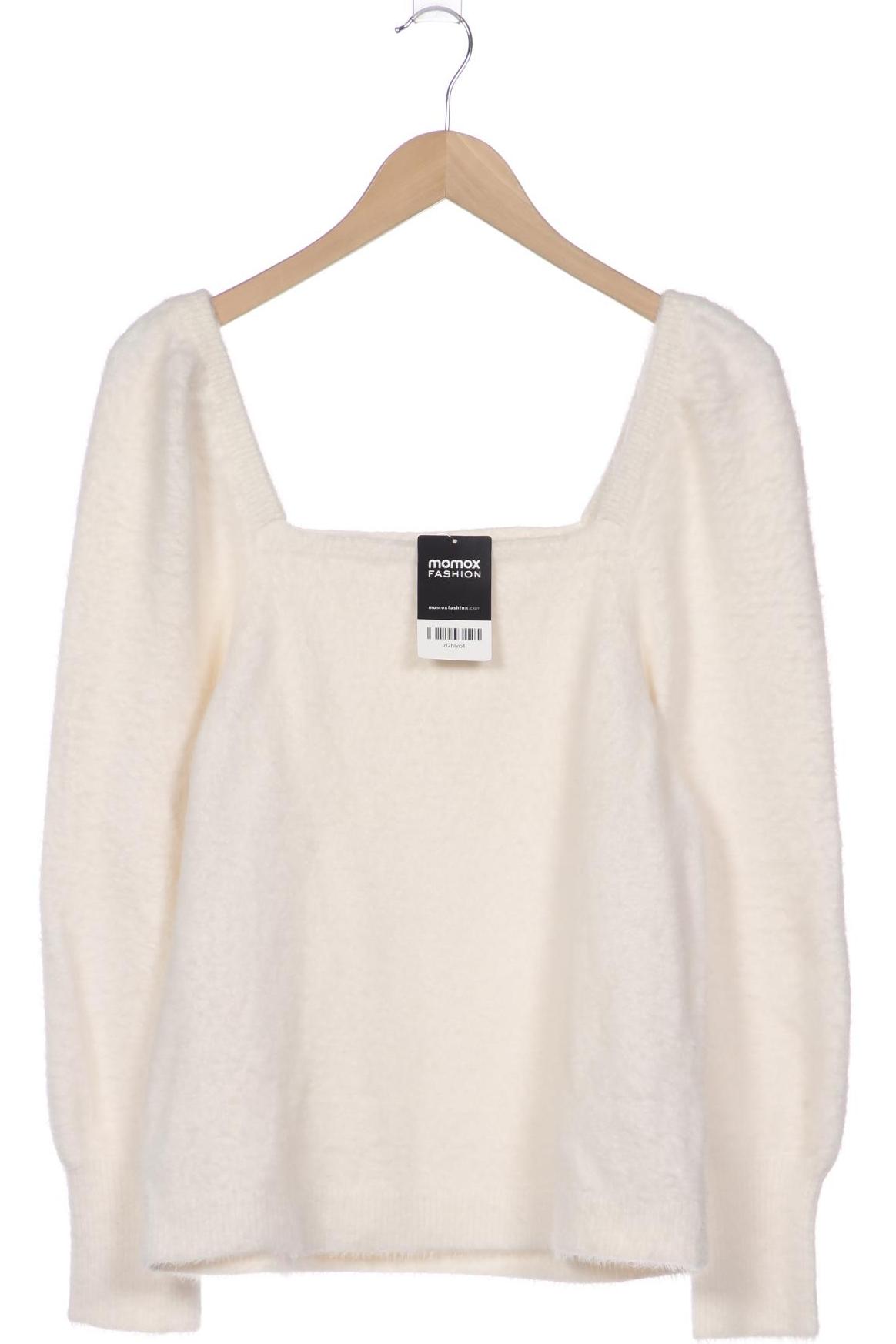 

H&M Damen Pullover, weiß, Gr. 44