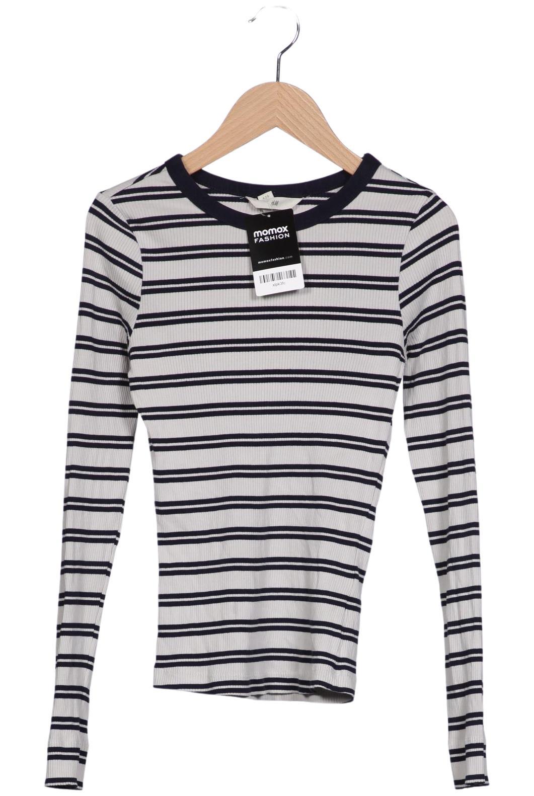 

H&M Damen Langarmshirt, mehrfarbig, Gr. 36