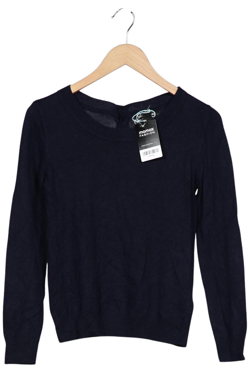 

H&M Damen Pullover, marineblau, Gr. 36